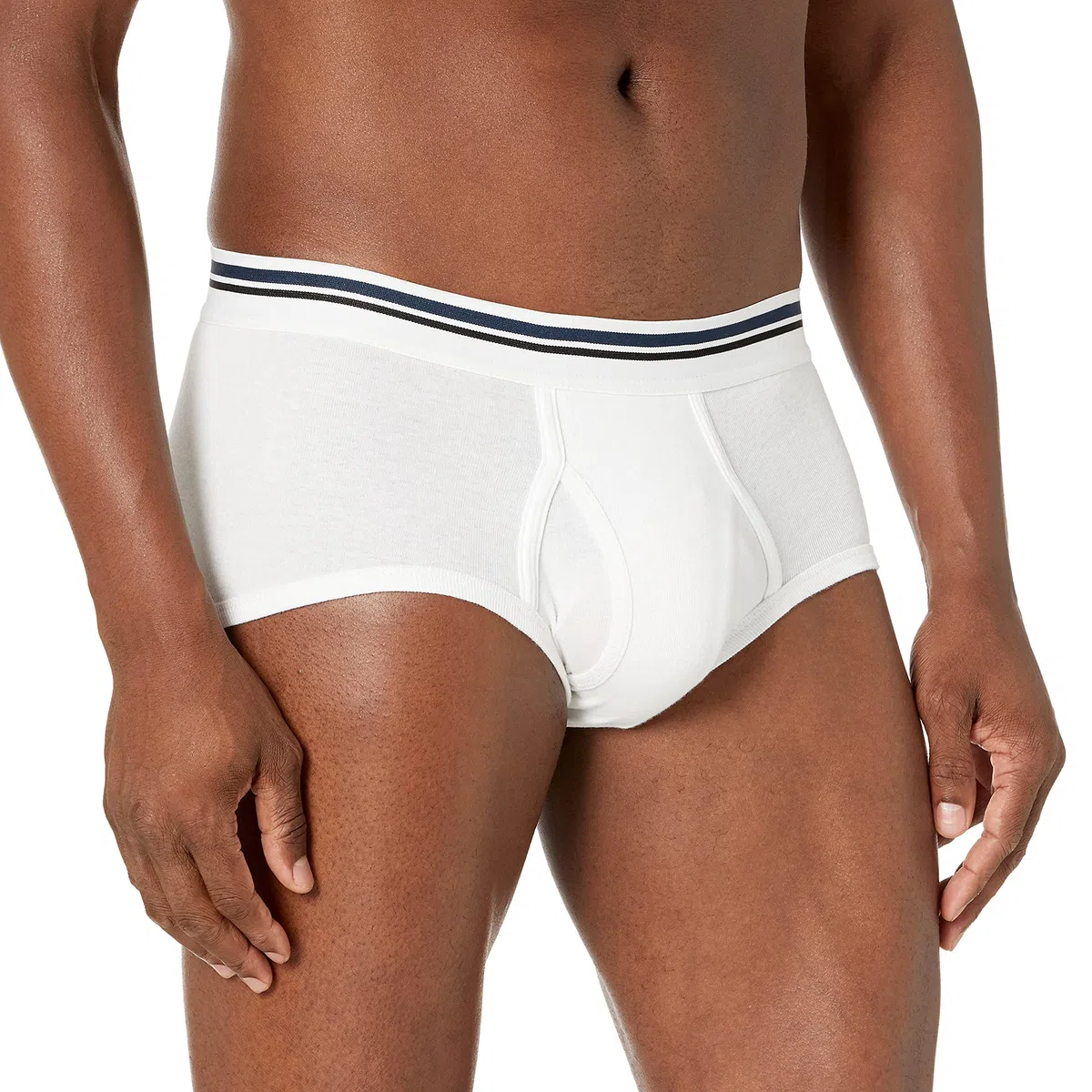 Amazon Essentials Herren Unterhosen aus Baumwolle, Atmungsaktiv, Ohne Etikett, Mehrfachpacks