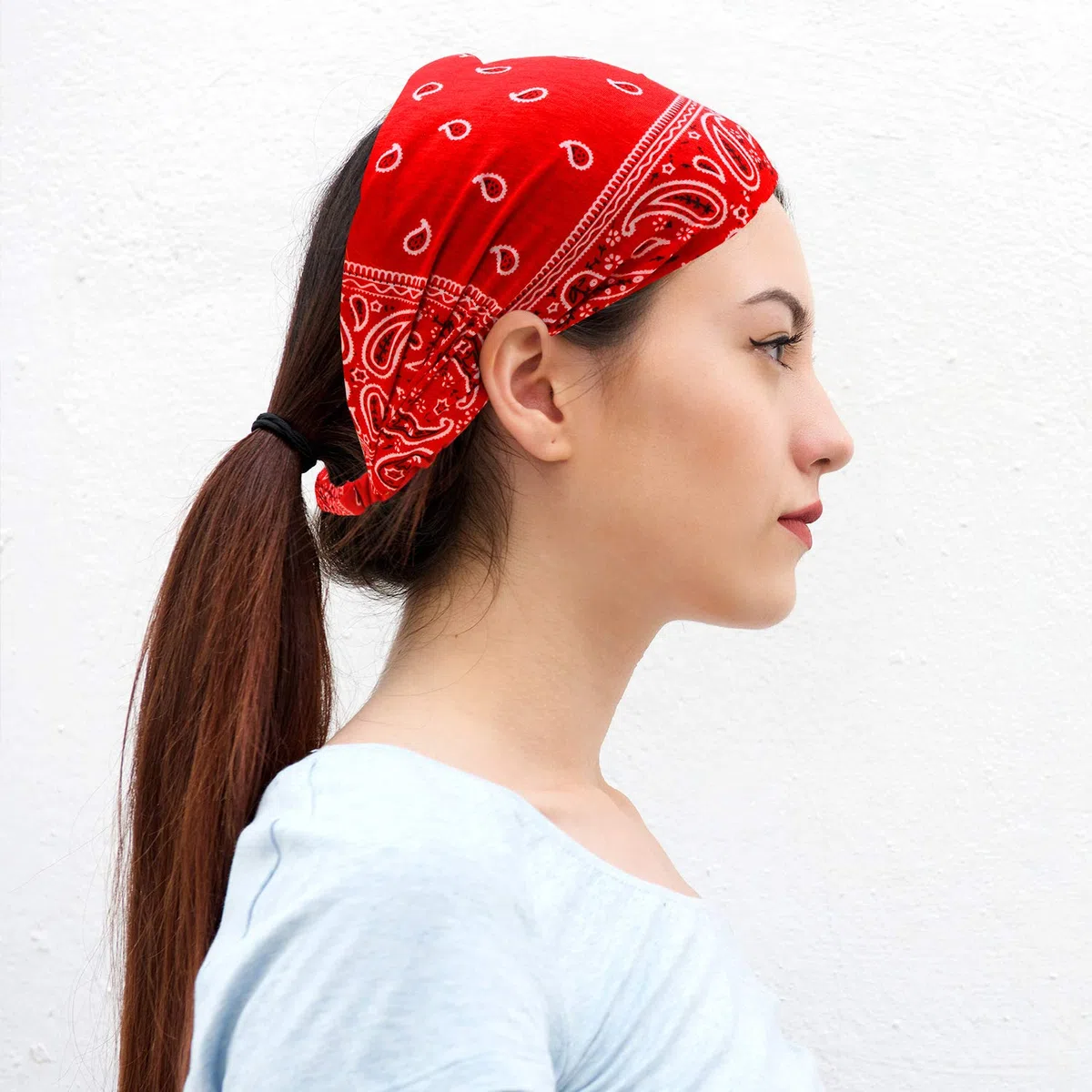 WILLBOND 6 Stücke Paisley Bandana Stirnband für Frauen mit Elastischem Yoga Einstellbare Turban Headwrap
