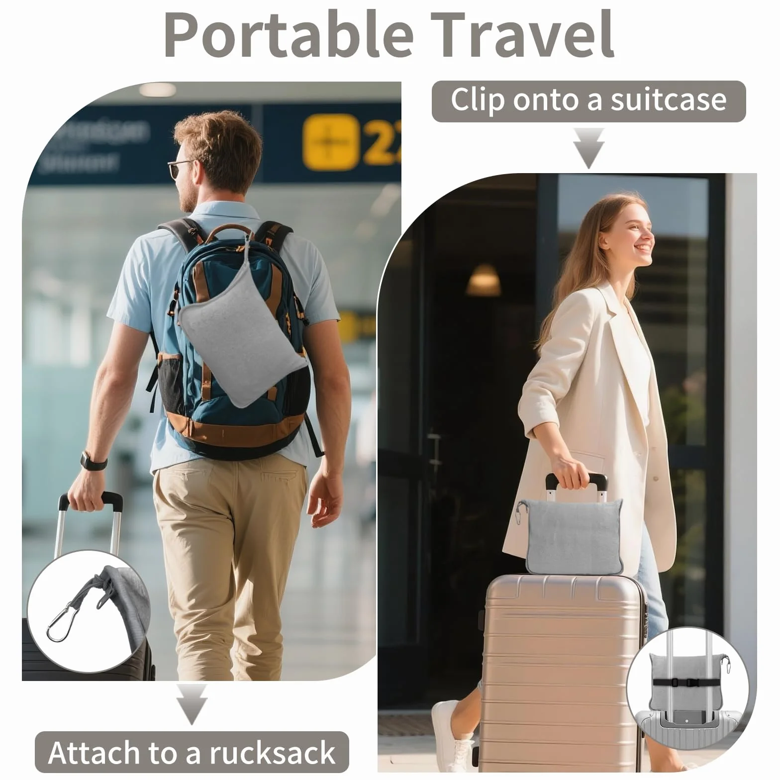 2 in 1 Reisedecke Ultraleicht Warm Reise Decke Flugzeug Kissen Campingdecke zum Schlafen Weiche Warme Reisedecke für Flugzeug,Auto Reisezubehör Gadgets Flugzeugdecke für Frauen,Männer,Kinder