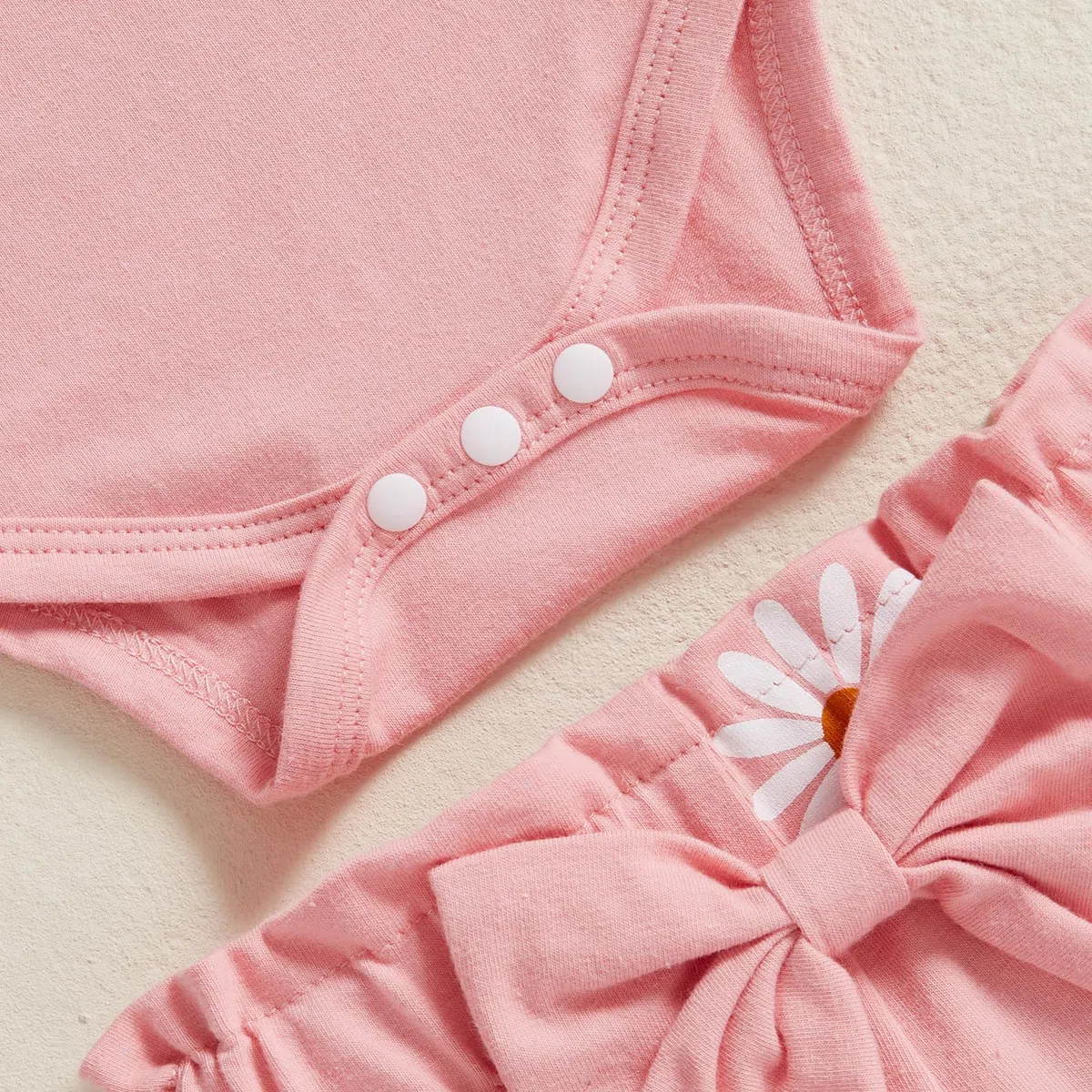 Geagodelia Baby Mädchen 1. Geburtstag Kleidung Babykleidung Outfit Set Langarm Body Strampler + Hose + Stirnband Neugeborene Weiche Babyset 1 Jahr Zweiteiler