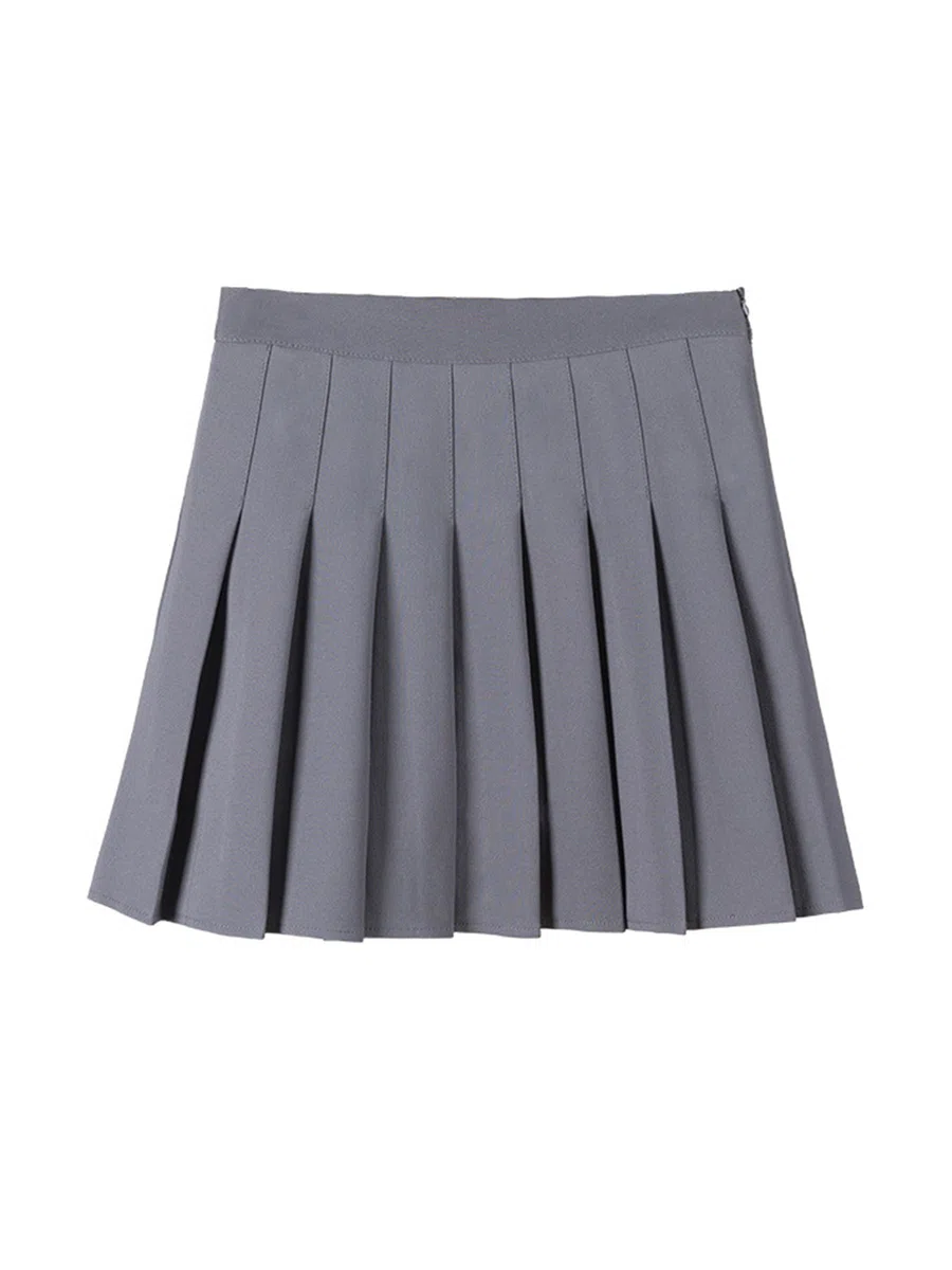 Faltenrock Damen Kurz Mini Rock mit Hose Drunter Sexy Party Outfit Damen
