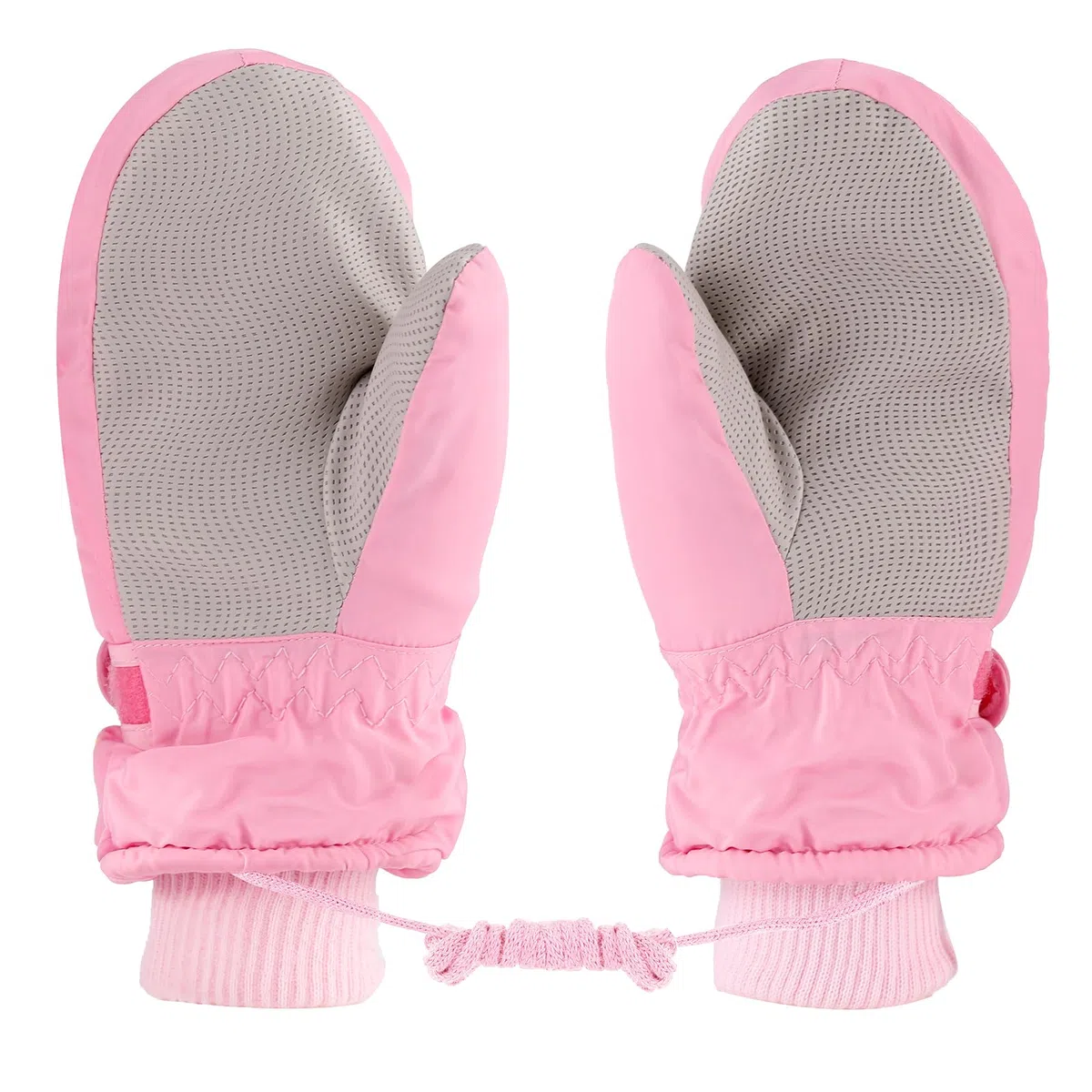 KAKU NANU Kinder Handschuhe Winter 2-6 Jahre Skihandschuhe Wasserdicht Warme Fleece Cartoon Kinderhandschuhe Outdoor Handschuhe Kinder Junge Mädchen Blau Rosa