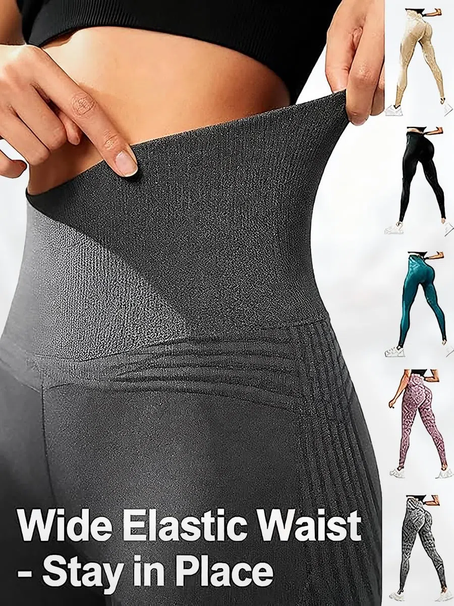 3D Kompressionsleggins Damen Lipödem Leggings Anti Cellulite Leggings Kompression High Waist Push Up Hosen Yoga Fitnesshose Lange Sporthose
