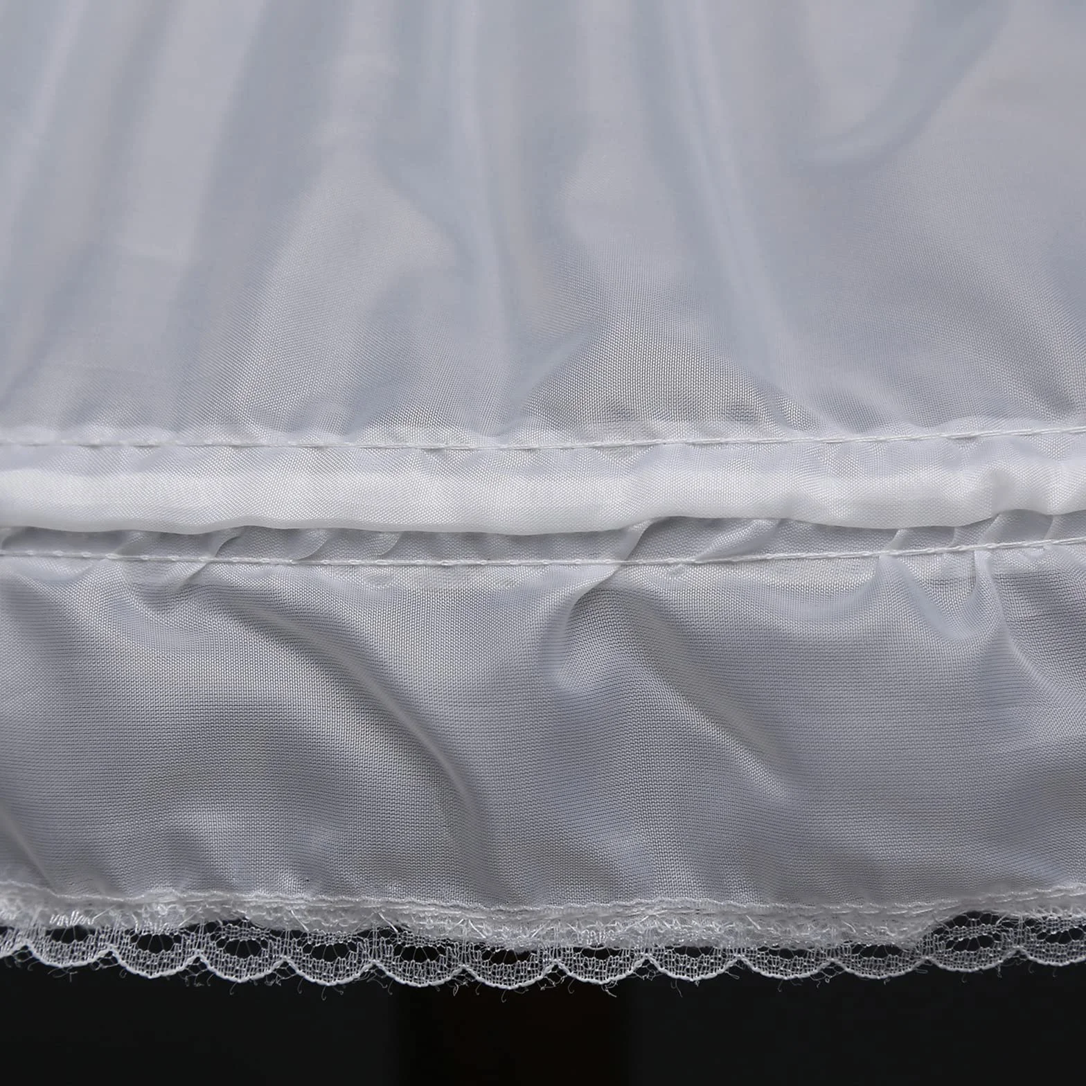 Reifrock Mädchen Petticoat Unterrock 3 Creolen Reifrock Kinder Crinoline Blumenmädchen Krinoline Rock Weiß