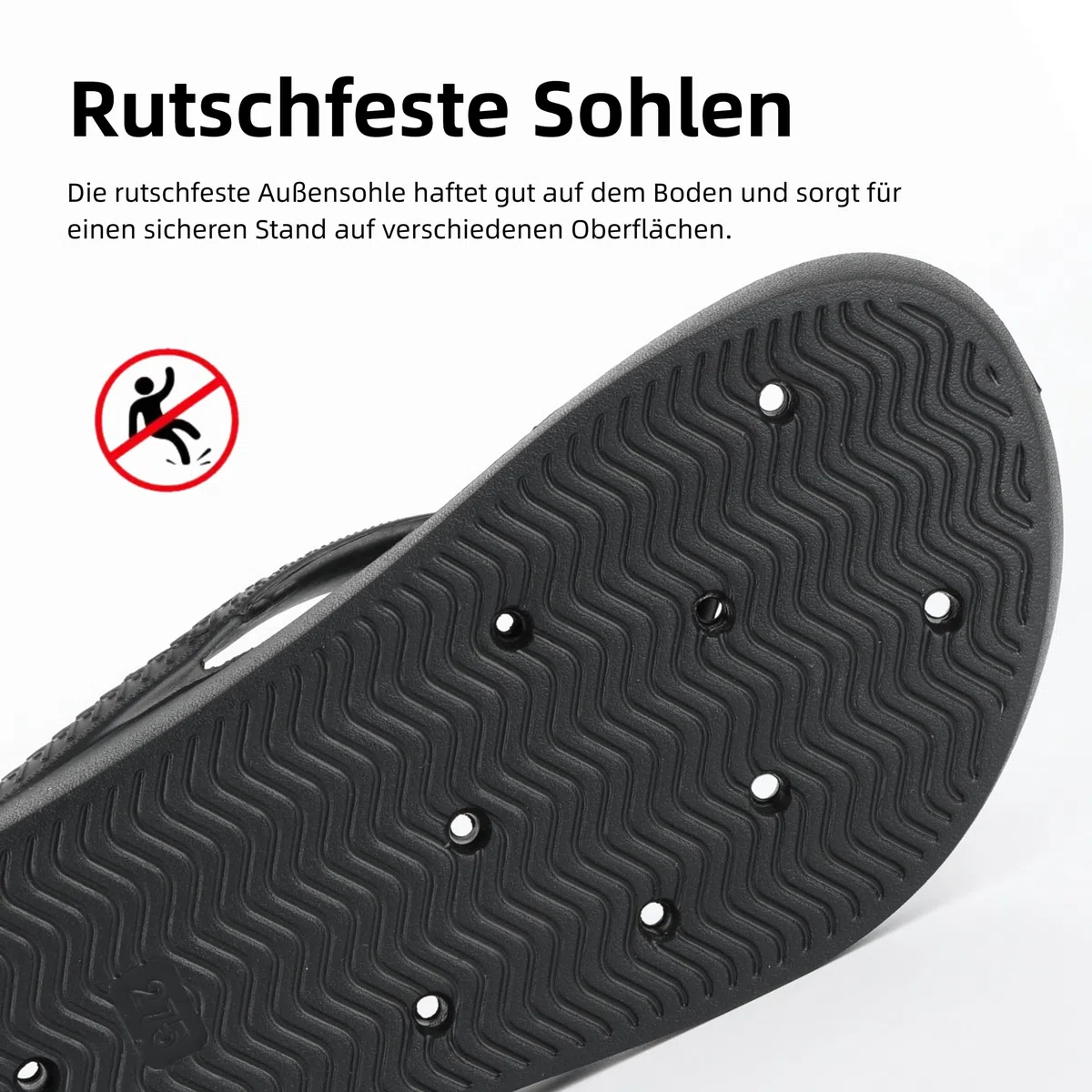 Badeschuhe Damen Herren Flip Flops Hausschuhe Sommer Slide Pantoletten Badelatschen Strand Badezimmer Rutschfest Badeschlappen EU 36-46