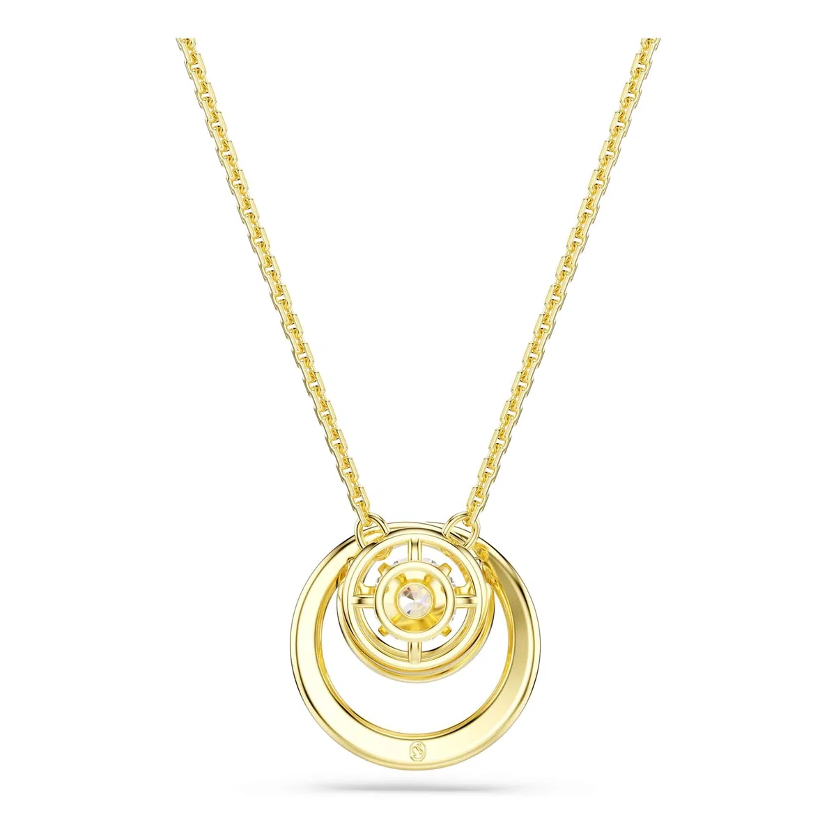 Swarovski Hyperbola Kollektion Rundschliff Weiß Goldfarben beschichtet
