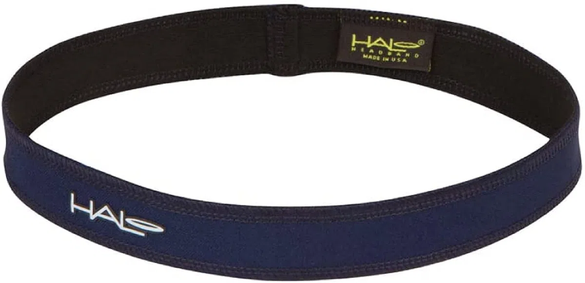 'Halo Headband Sweatband Slim, 1'' Pullover Hairband, Holds Hair in Place and Channels Sweat from Your Face'