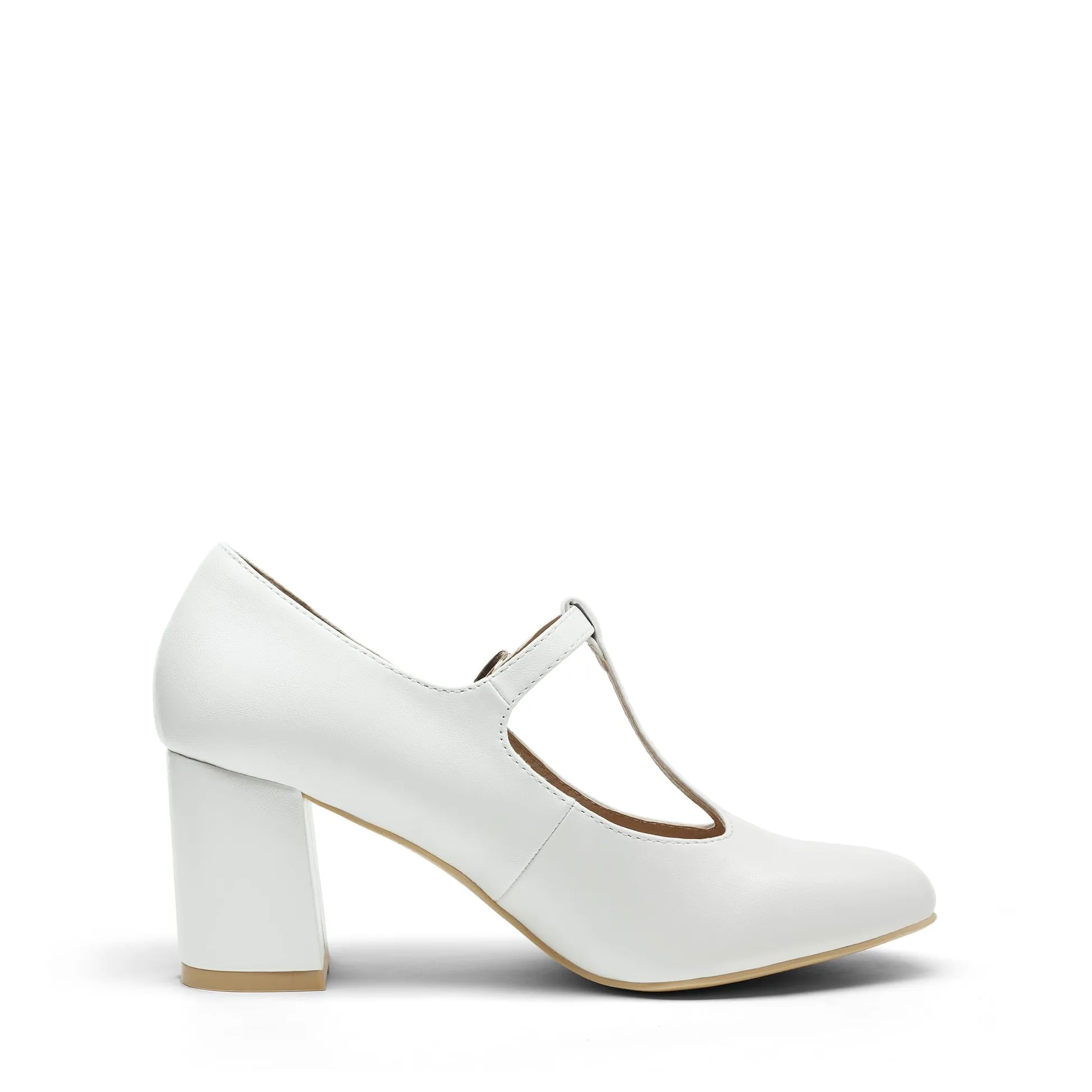DREAM PAIRS Mary Jane Pumps mit T-Riemen, Hochzeitsschuhe für Damen