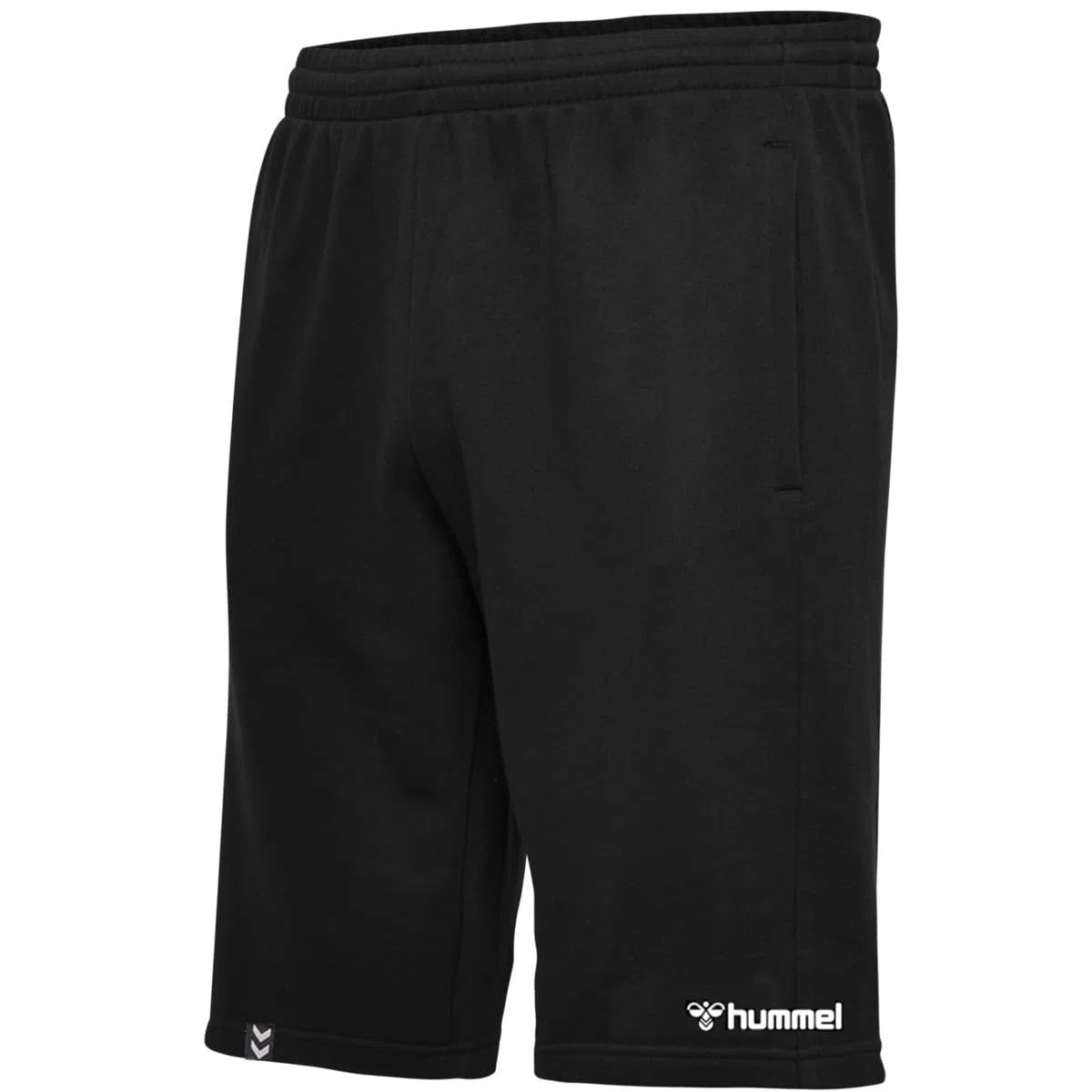 hmlMOVER Cotton Bermuda Shorts Kids, Black, 176