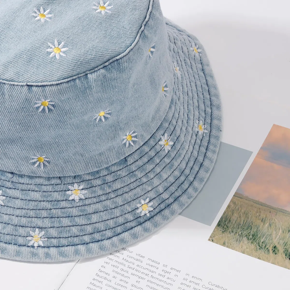 Wendbarer Fischerhut Damen Cotton Fashion Fischerhut Sonnenhut Damen faltbar uv Schutz Sommer Bucket Hat