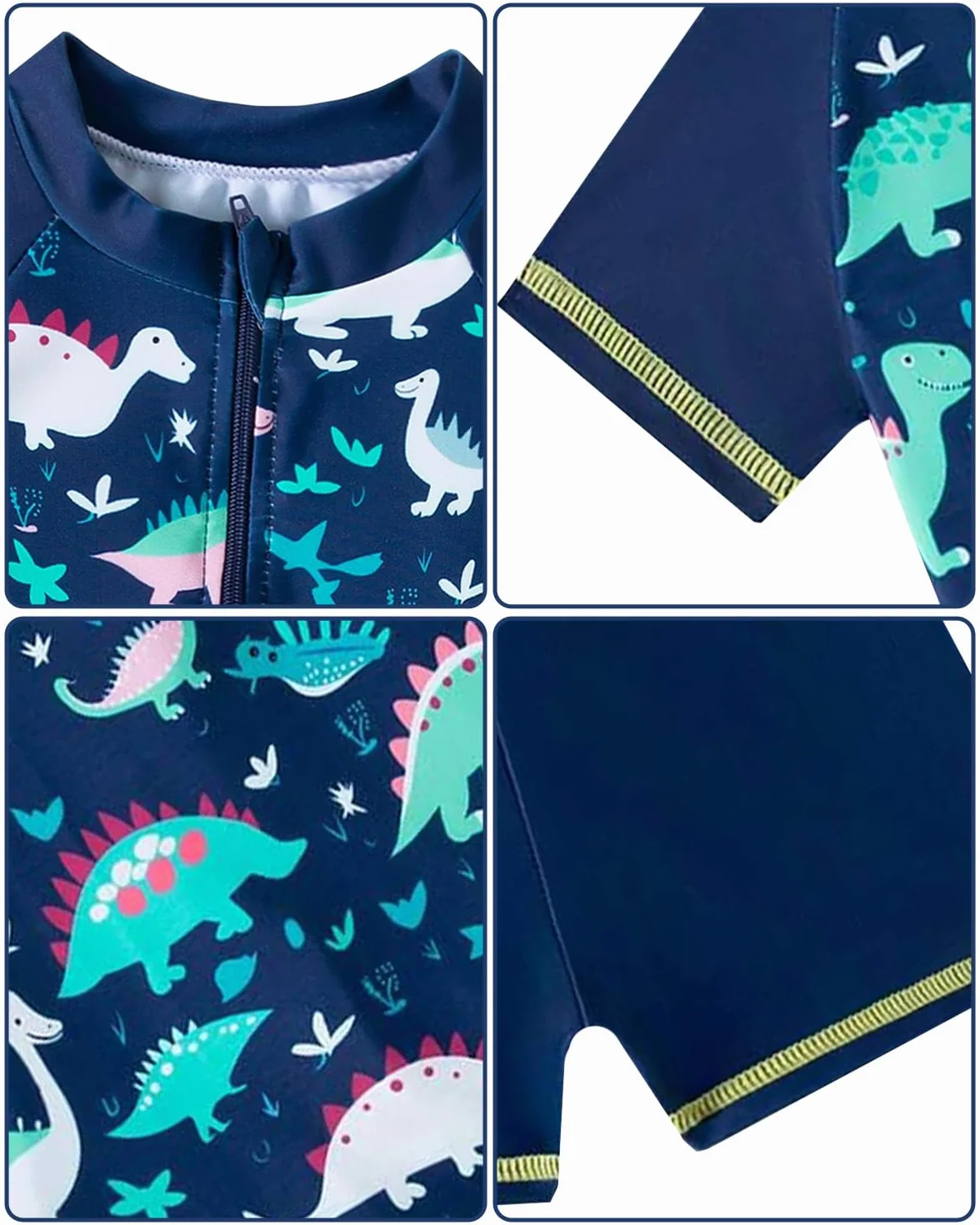 JiAmy UV Badebekleidung Baby Junge Badeanzug mit Hut Badeanzug Baby Kinder Schwimmanzug