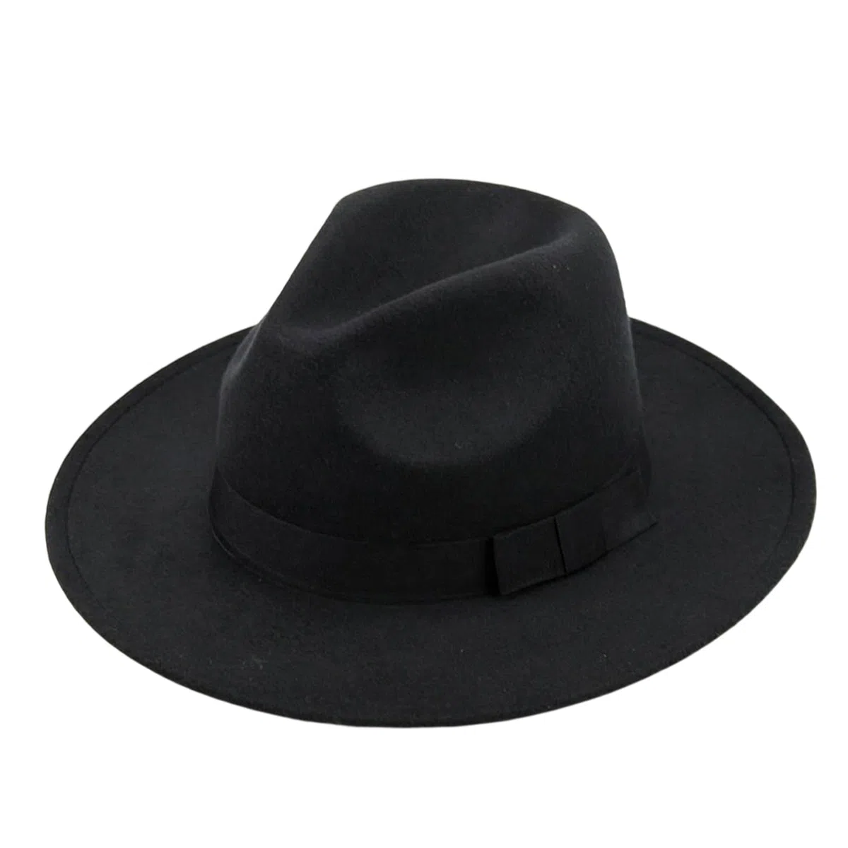 Zweifarbige Schwarze Breitband-Kirche Derby Knoten Strand Sonnenhut für Männer und Frauen 56-59cm Kopf umgeben (schwarz)