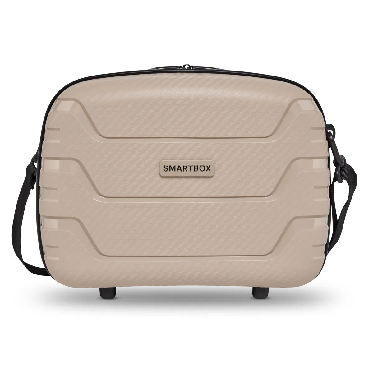 Smartbox Beauty Case Hartschale 34x17x27 cm, Handgepäck Kosmetikkoffer 14L, Leichtes Polypropylen, Kulturtasche mit Aufsteckfunktion & Schultergurt, Make-up Koffer Reise Organizer (Edition 01)