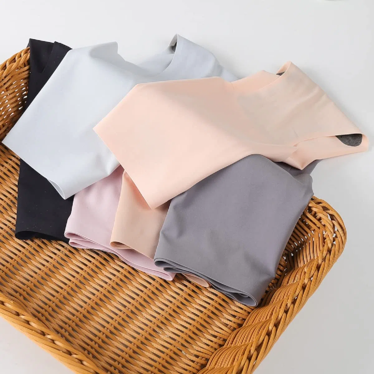 Damen Unterhose Nahtlos Unterwäsche Damen Hipster Slip Damen Hochwertige Modal Unterwäsche Leicht Und Antibakteriell Mittel Taille Seamless Schlüpfer Damen Slips Mehrpack