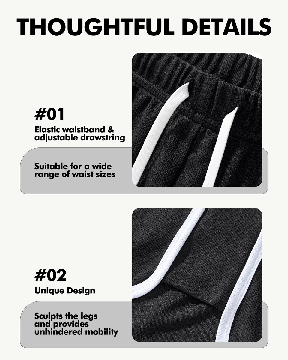 AIMPACT Sporthose Herren Kurz 3 Inch Retro Vogelaugen-Mesh Shorts Leicht, Weich & Atmungsaktiv für Tennis Bodybuilding Gym Laufen Radfahren Zuhause