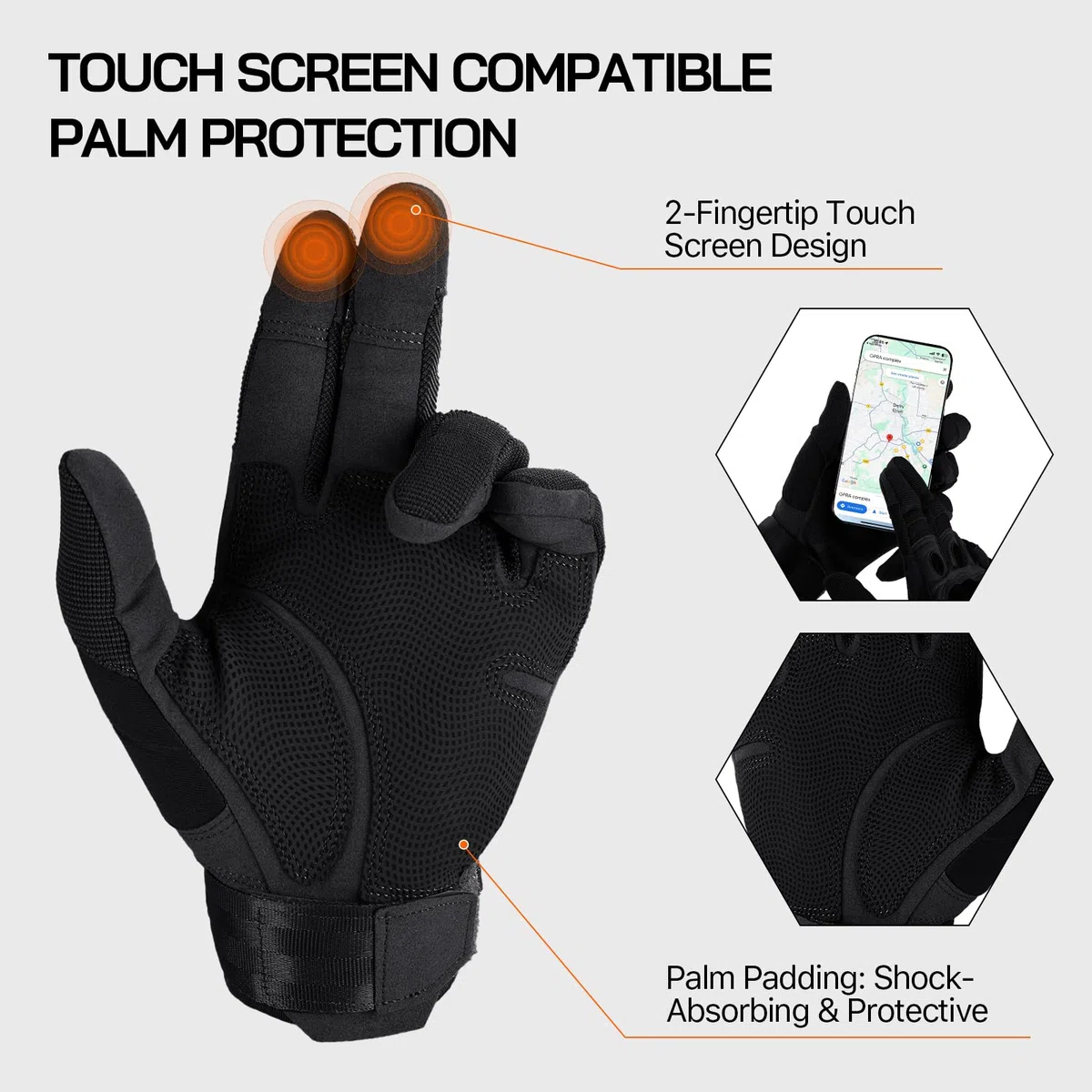 FREE SOLDIER Outdoor Handschuhe Herren Taktische Trainings Motorradhandschuhe Kletter Tactical Handschuhe Halbfinger Vollfinger Handschuhe Gilt für Radfahren Airsoft Militär Paintball
