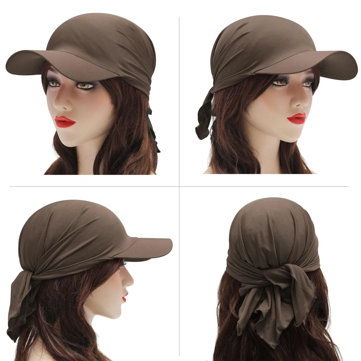 ZLYC Damen Beanie Chemo Headwear Brim Visor Hat