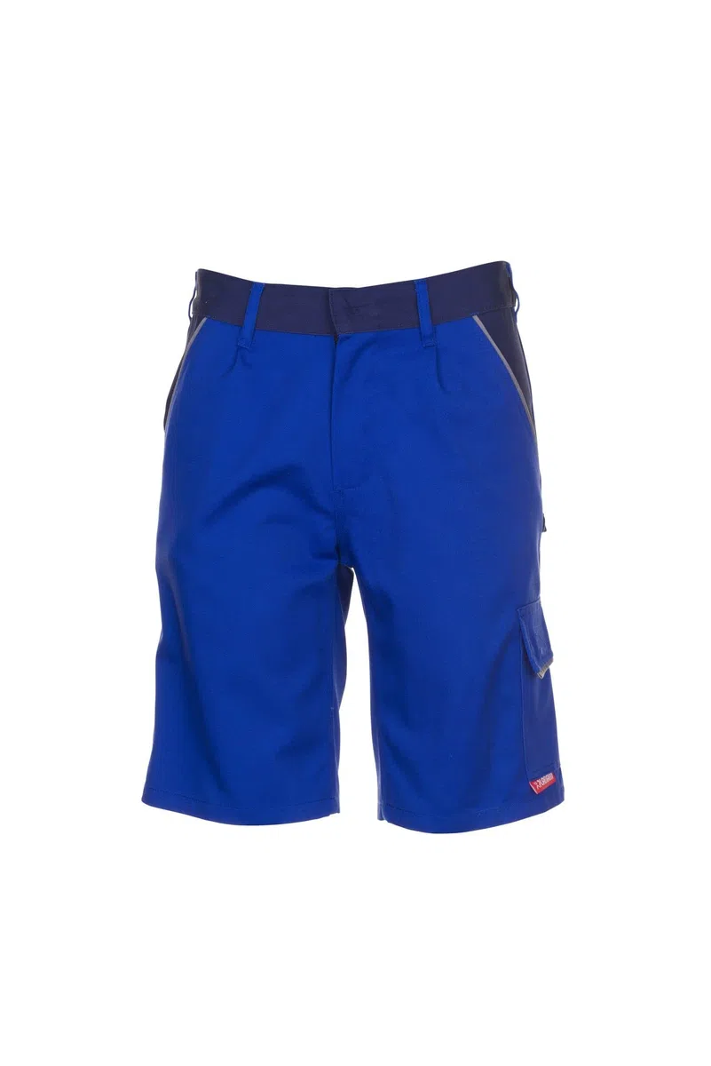 Planam 2370 Highline Herren-Shorts - Optimale Sicherheit und Komfort - Farbe: Königsblau/Marine/Zink - Größe: 48