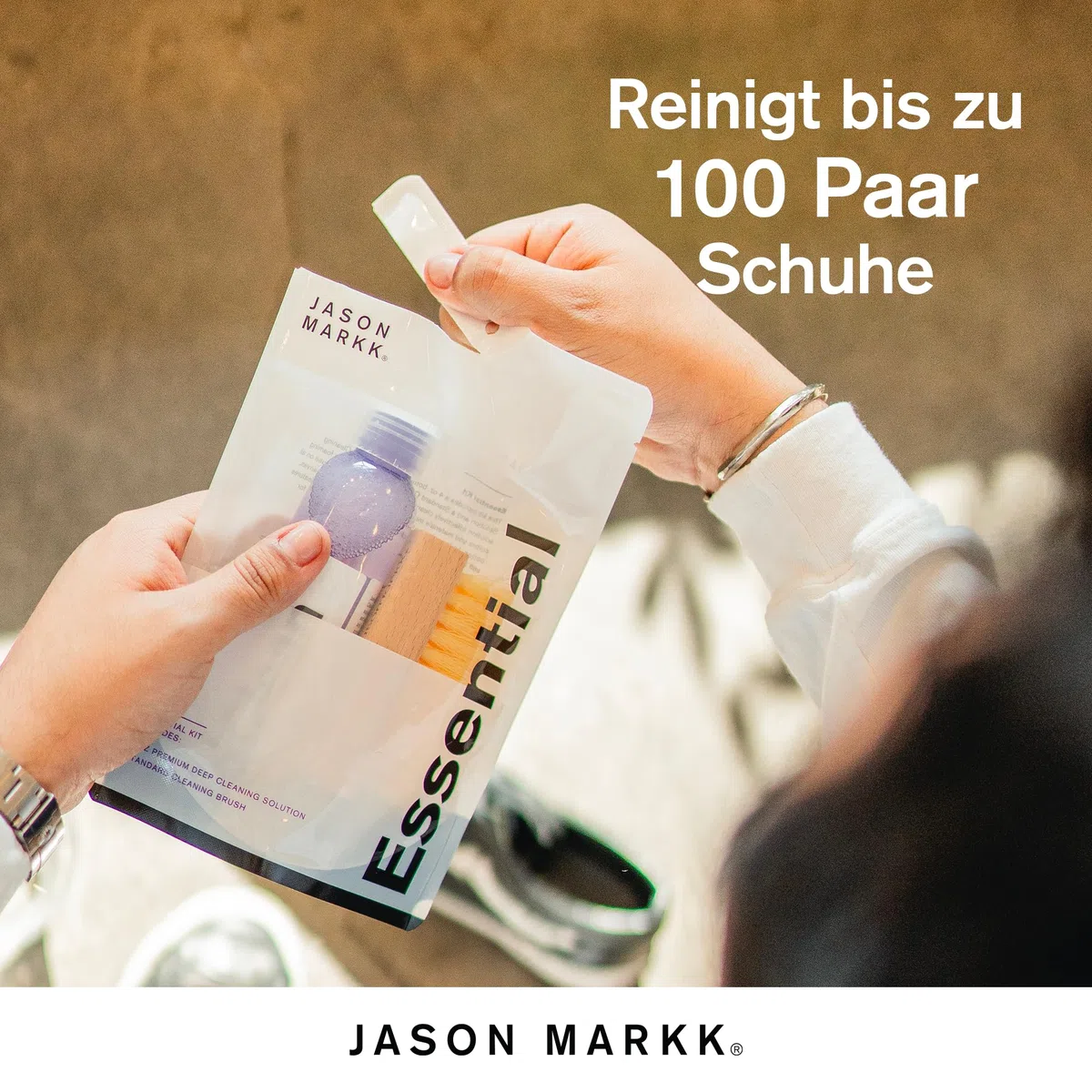 Jason Markk Tiefenreiniger für die Reinigung von Schuhen und Entfernt Schmutz und Flecken