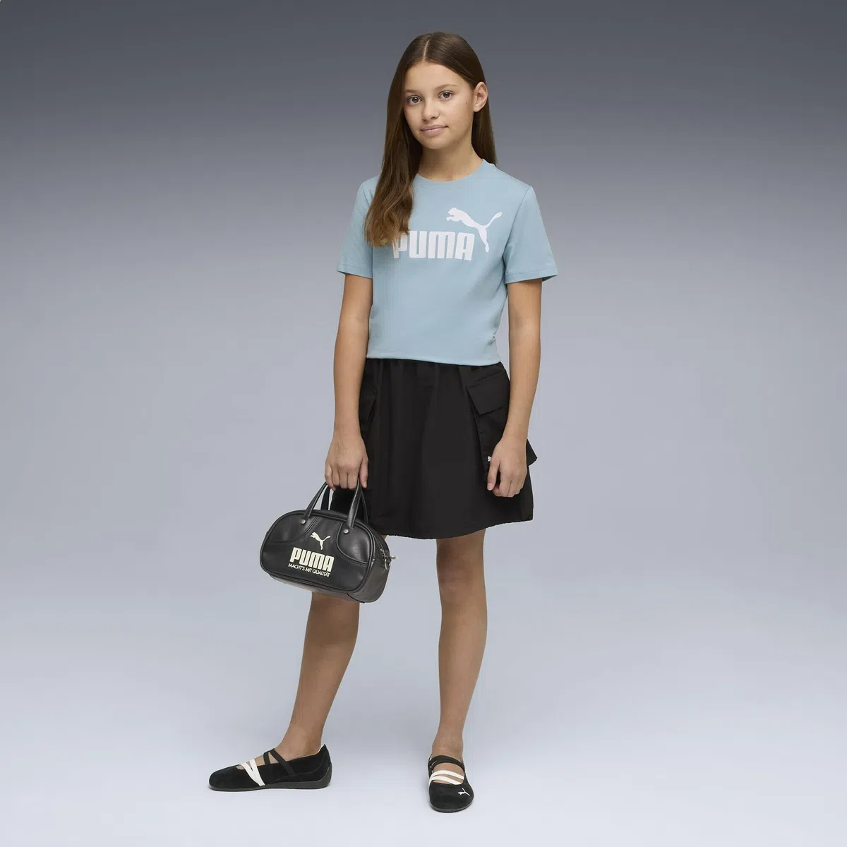 PUMA Mädchen ESS No. 1 Logo T-Shirt