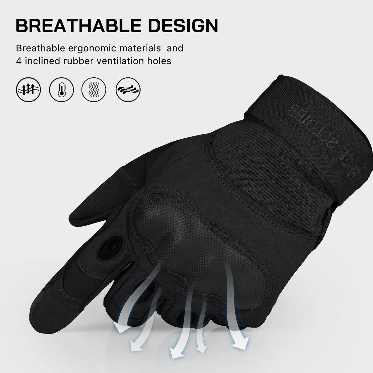 FREE SOLDIER Outdoor Handschuhe Herren Taktische Trainings Motorradhandschuhe Kletter Tactical Handschuhe Halbfinger Vollfinger Handschuhe Gilt für Radfahren Airsoft Militär Paintball