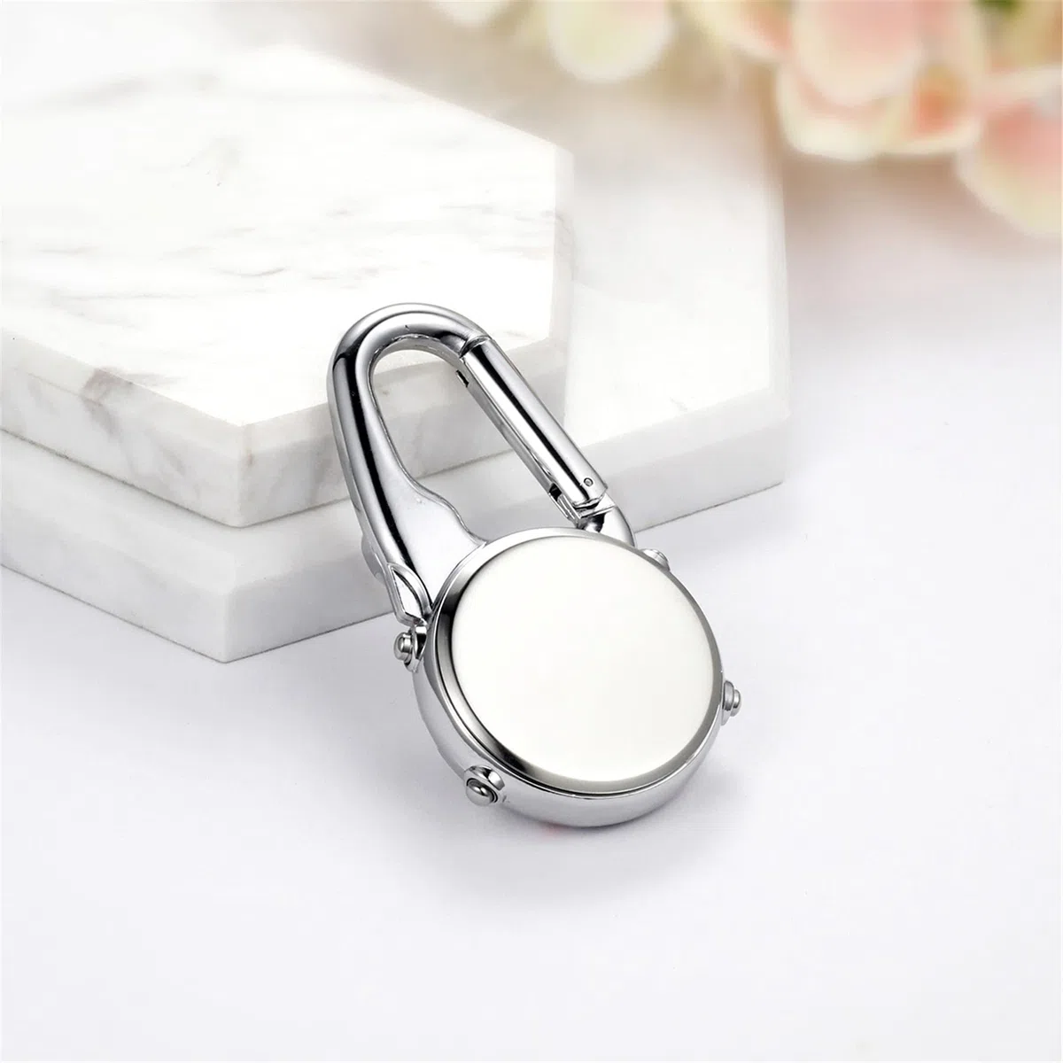 JewelryWe Karabineruhr Digital Taschenuhr mit Karabiner Digitaluhr Elektronische Uhr für Ärzte Krankenschwestern Sanitäter Outdoor
