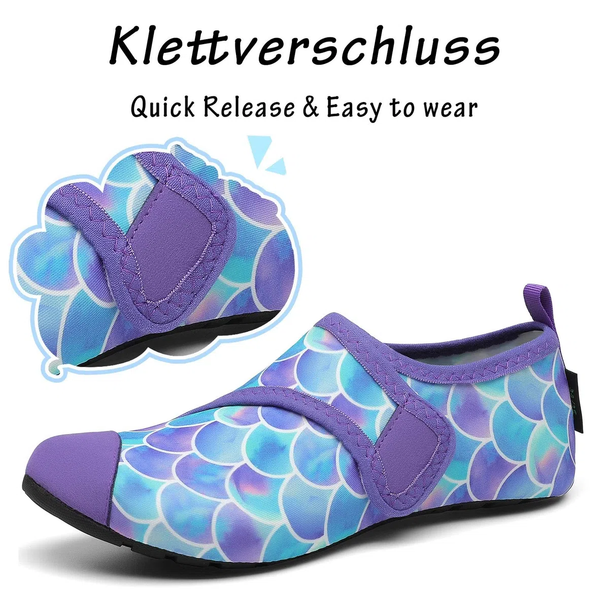 SAGUARO Badeschuhe Kinder Aquaschuhe Mädchen Wasserschuhe Jungen Schwimmschuhe