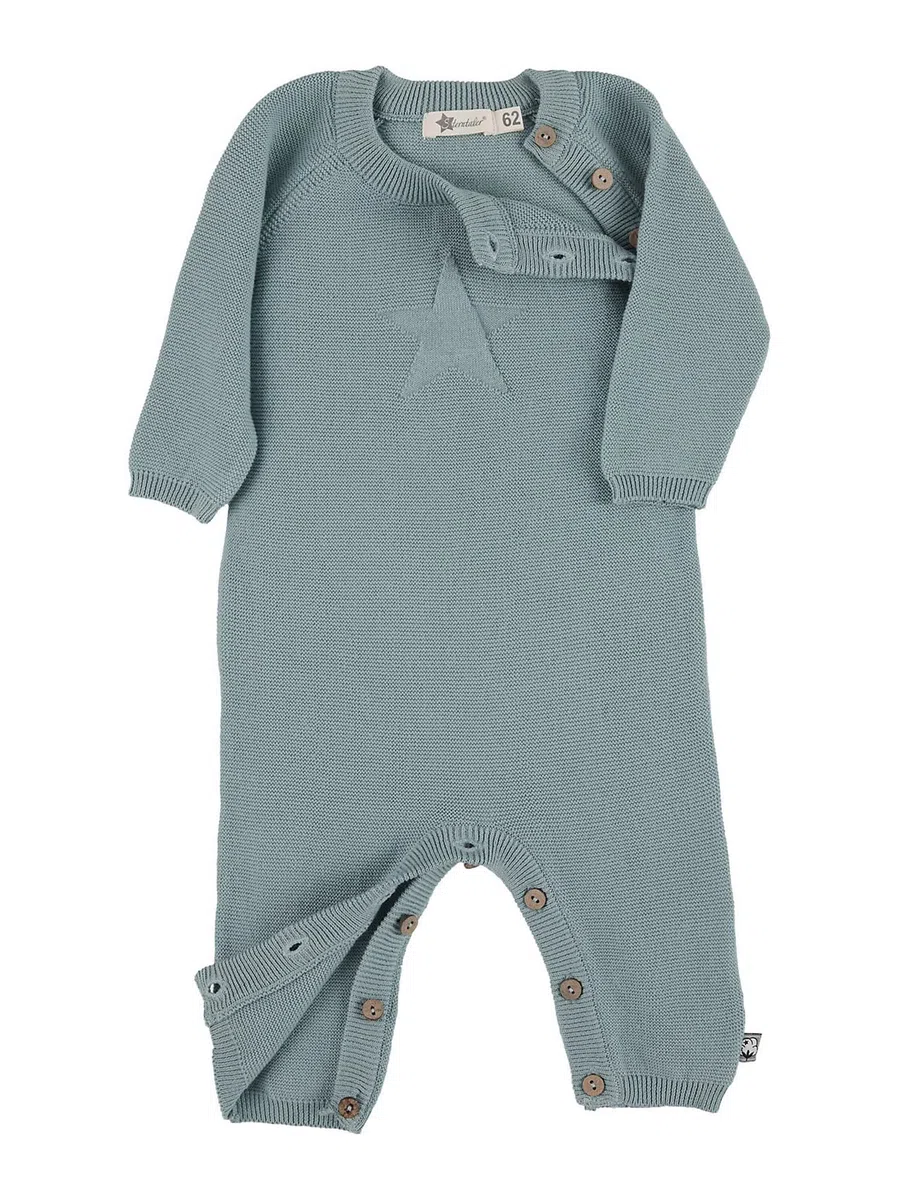 Sterntaler Baby - Mädchen Gots Strick-einteiler Stern GOTS Strick-Einteiler Stern