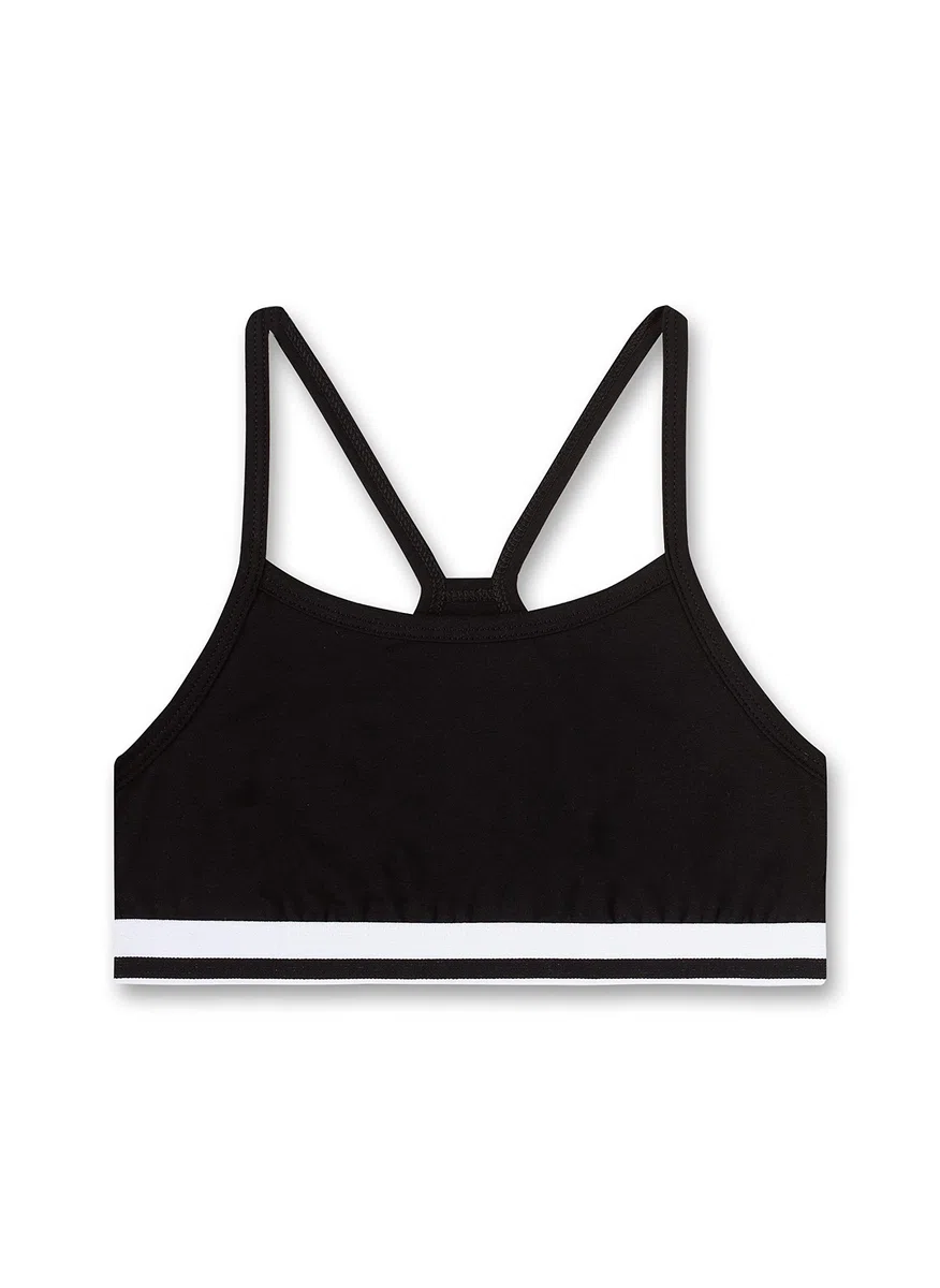 Sanetta Mädchen-Bustier Weiß | Bequemes und angenehmes Bustier für Mädchen aus einem Baumwoll-Mix. Unterwäsche für Mädchen