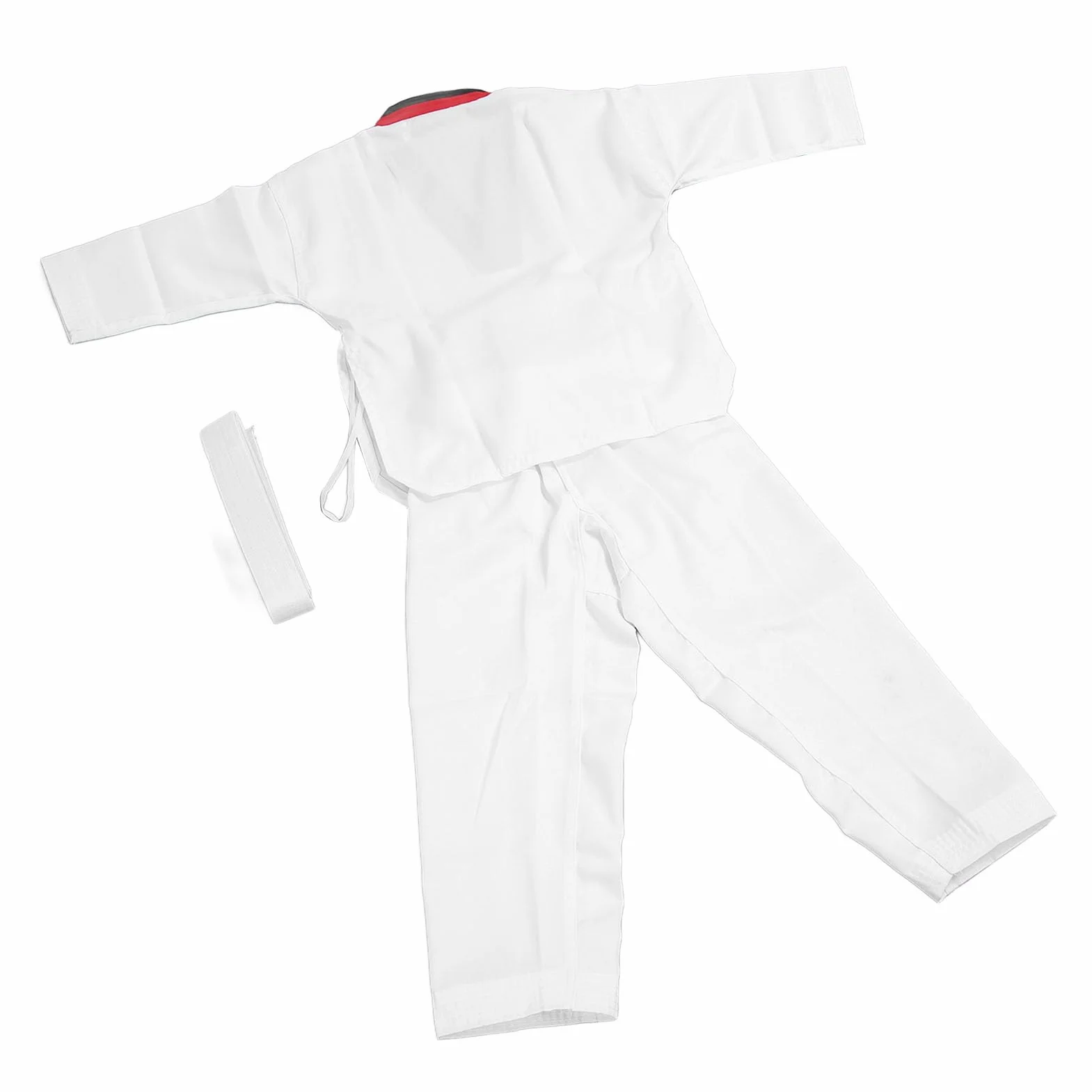 VGEBY Taekwondo-Uniform für Kinder, Bequem, Langlebig, Taekwondo-Trainingsuniform, Atmungsaktiv, Weich, für Kinder, Sport-Karate-Uniform, Kinder-Taekwondo-Dobok mit Gürtel für das