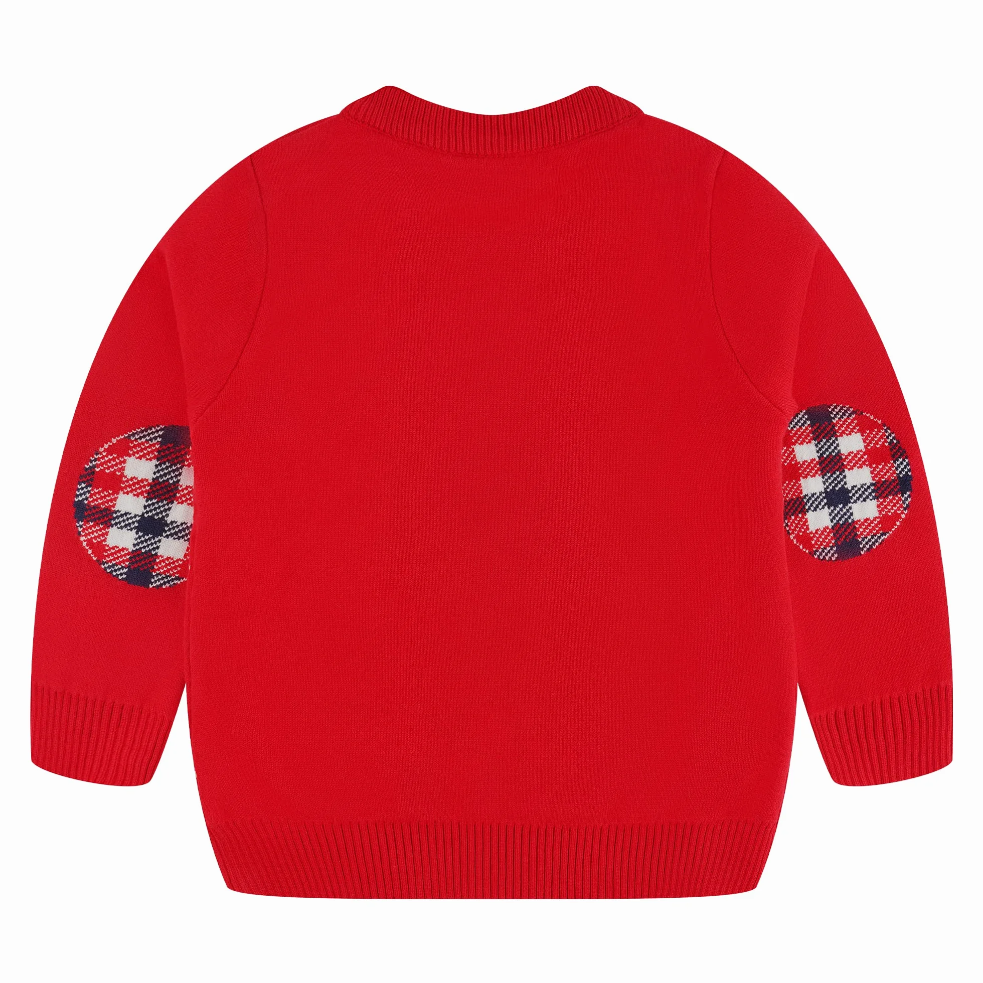 Kinder Rundhals Christmas Sweater Jungen Weihnachtspullover Strickjacken Gestrickt Strickpullover Herbst Winter Langarm Sweater Pullis