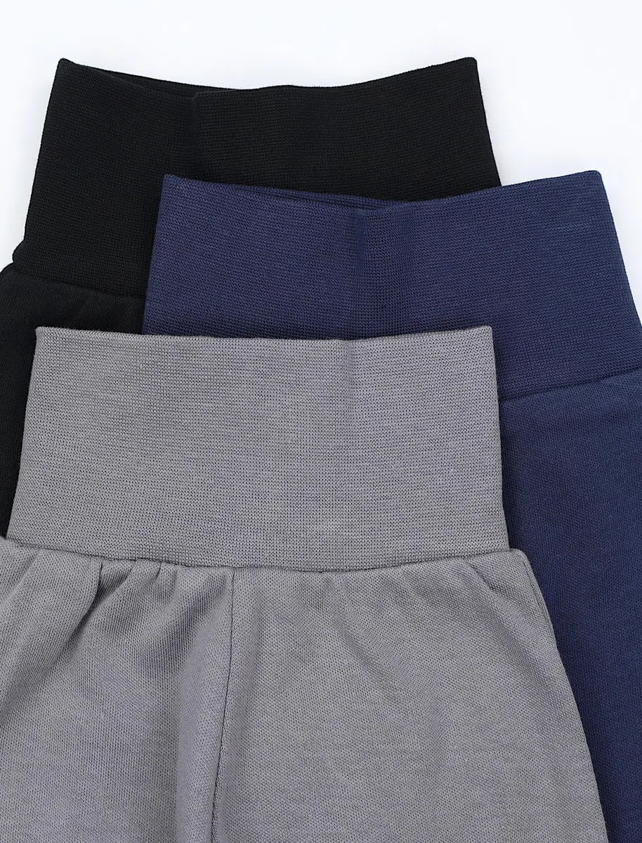 TupTam Pumphose Baby Jungen 3er Pack – Bequeme Baby Hosen Jungen aus Baumwolle, Oeko-TEX Zertifiziert