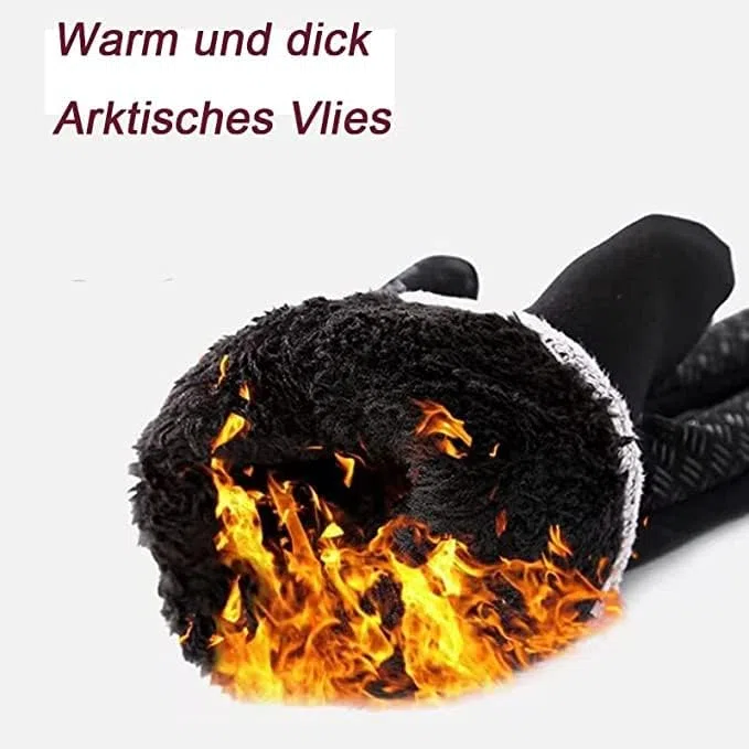 PCFING Winter Handschuhe Damen, Unisex Touchscreen Warm Handschuhe, Wasserdicht, Winddicht & rutschfest-L