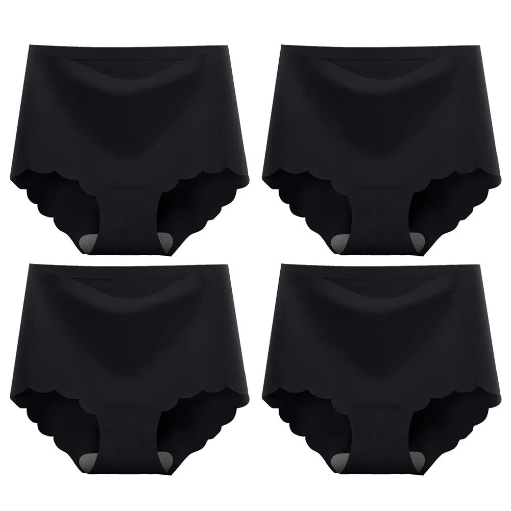 Damen Unterhose Nahtlos Unterwäsche Damen Hipster Slip Damen Hochwertige Modal Unterwäsche Leicht Und Antibakteriell Mittel Taille Seamless Schlüpfer Damen Slips Mehrpack
