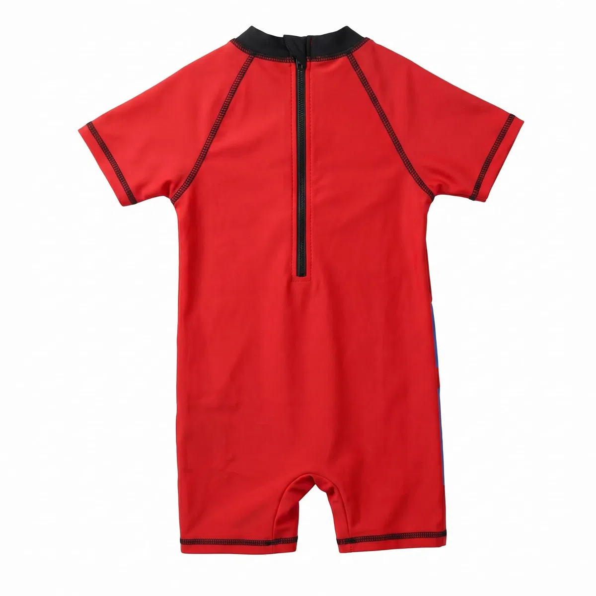 Disney Cars Lightning McQueen Jungen Schwimmanzug Badeanzug Kurzarm, rote Bademode für Kinder Gr. 86-116, 88% Polyester 12% Elastan