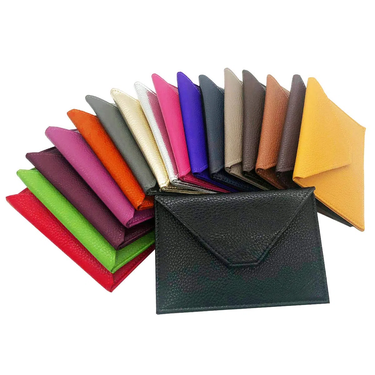 Charmoni - Darcy – Brieftasche mit Klappdeckel für Autopapierhalter – die Graukarte – Führerschein – Ausweis – aus Rindsleder – 11 cm x 15 cm