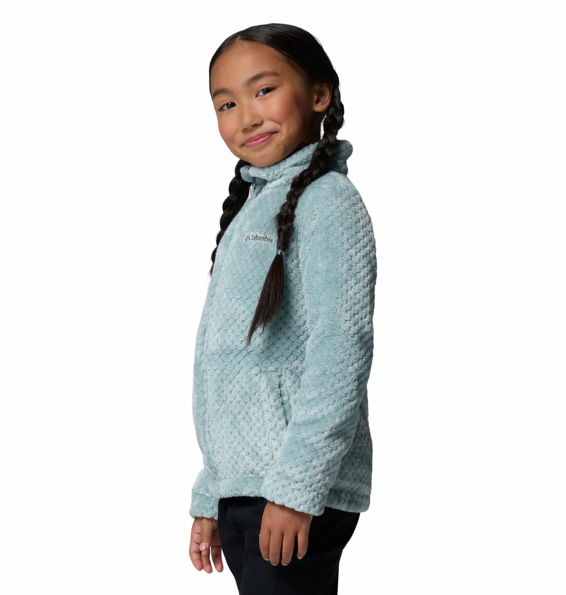 Columbia Youth Girls Fire Side Sherpa Full Zip Fleece Jacke mit Reißverschluss