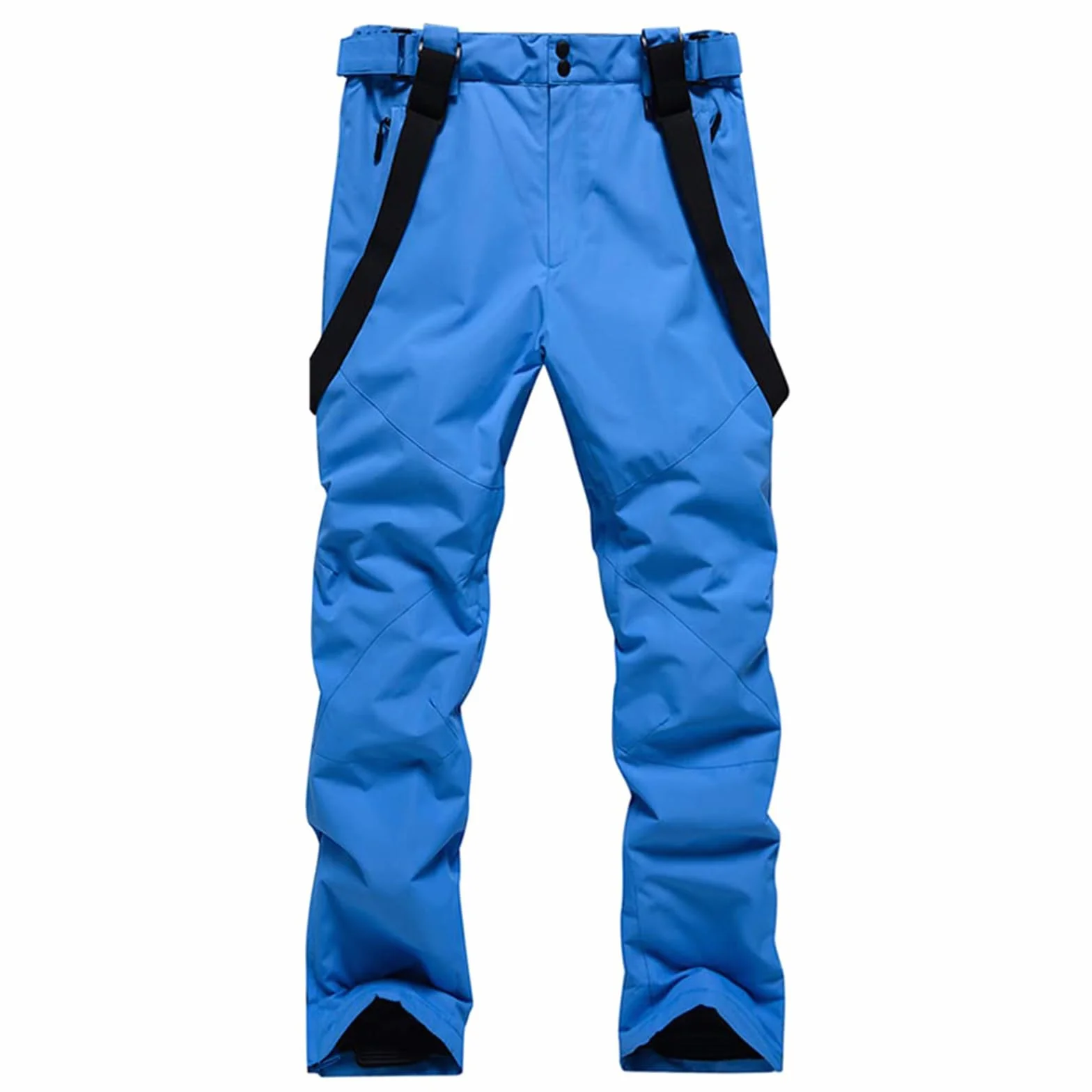 ALSOGO Herren Ski Bib Hose wasserdichte Schneehose Outdoor Snowboard Lätzchen mit Abnehmbarem Riemen