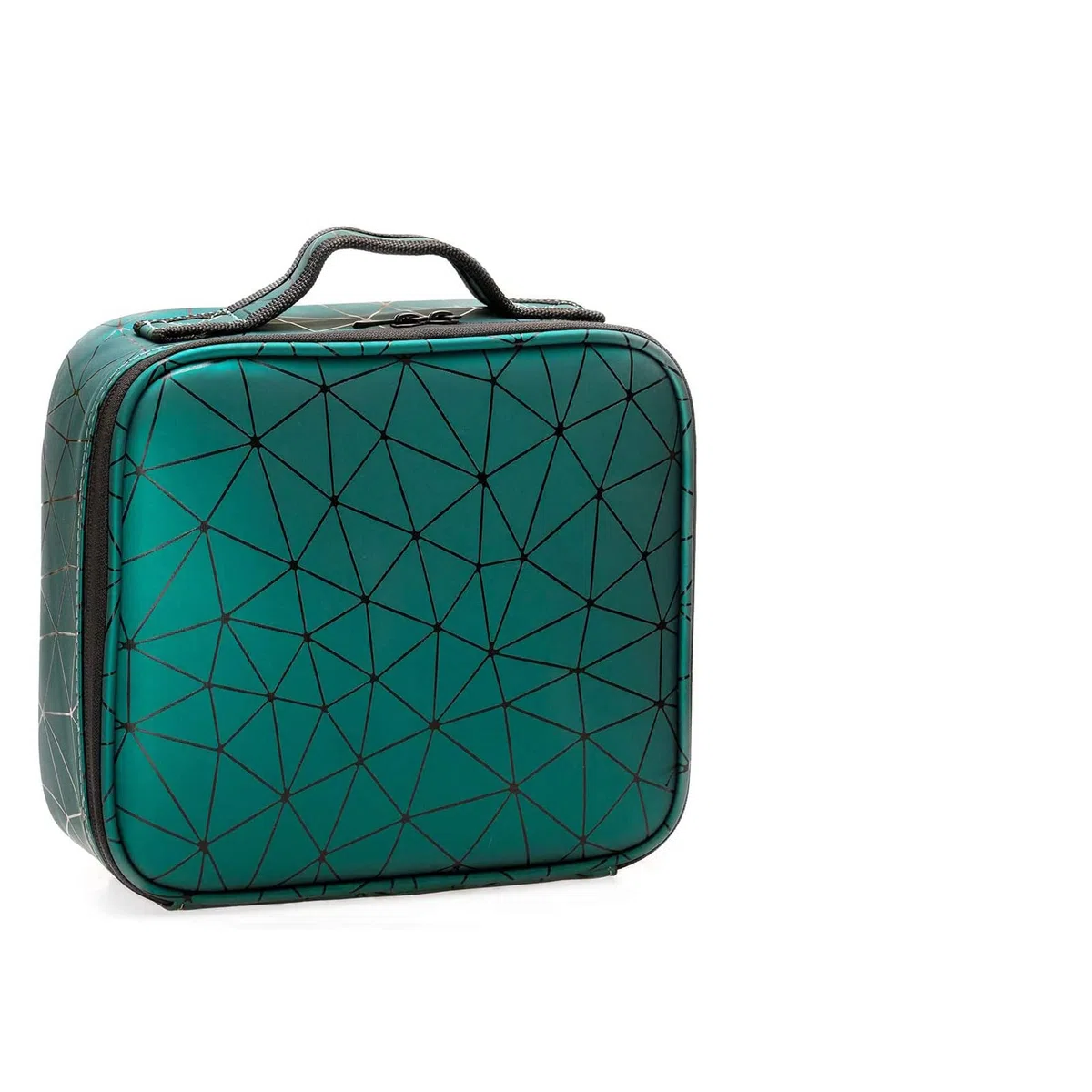 TANTOMI Kosmetiktasche Damen Portable Kosmetikkoffer Damen, Professionelle Make up Tasche Schminktasche Organizer Aufbewahrung Kosmetische Box PU-Leder
