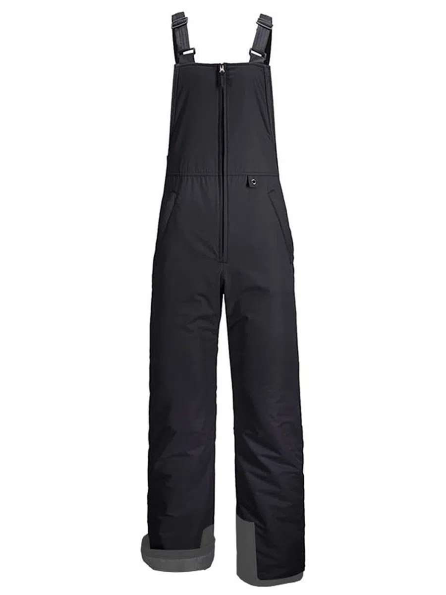 FeMereina Ski-Lätzchen für Herren, isoliert, wasserdicht, Overall, Cargo-Taschen, Schneehose, warme Skianzüge, Eisangeln, Arbeit
