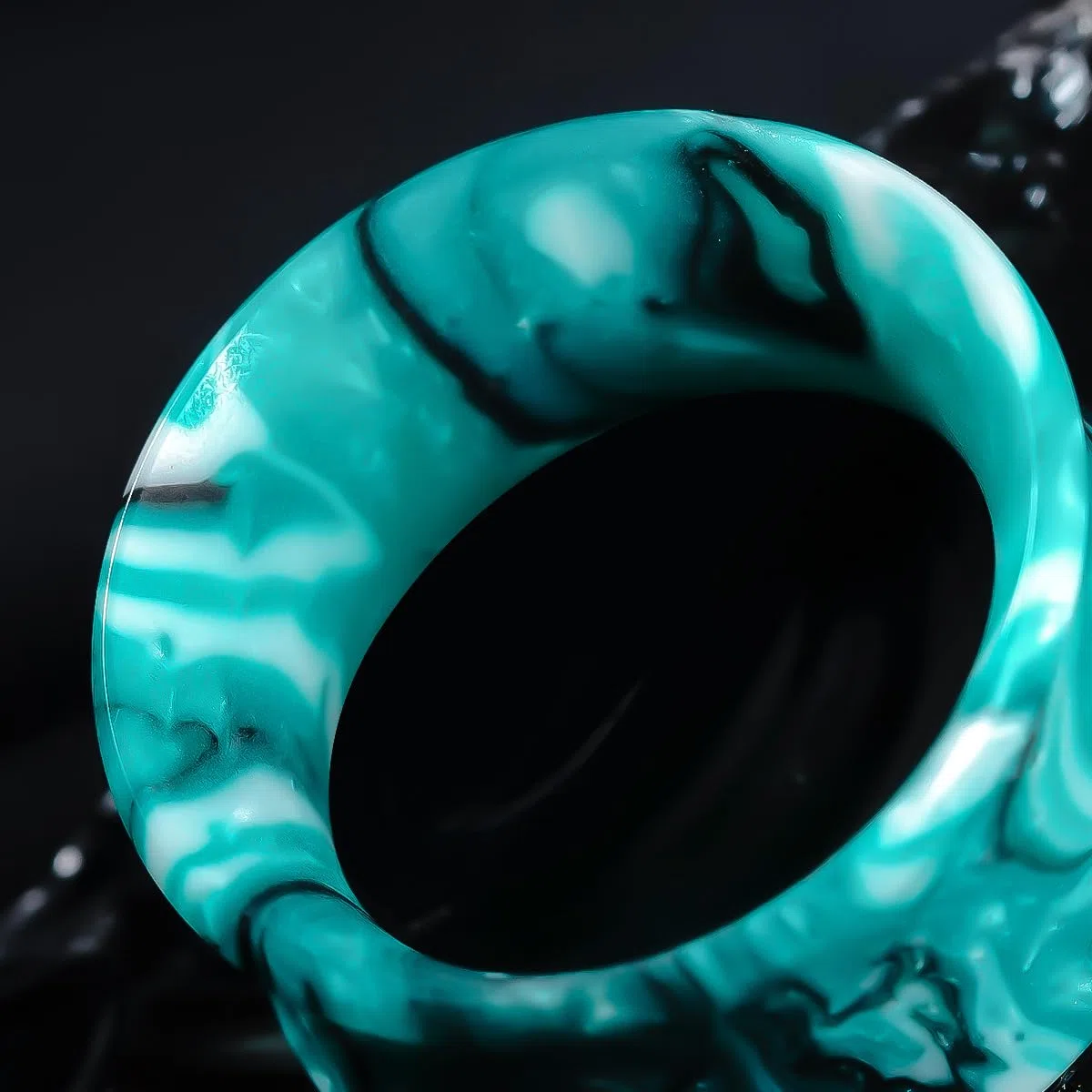 COOEAR Ohrstöpsel Tunnel Piercing Messgeräte für Ohren, Doppel ausgestellte Expander Bahren, 2 Paar bunte Acryl Ohrringe.