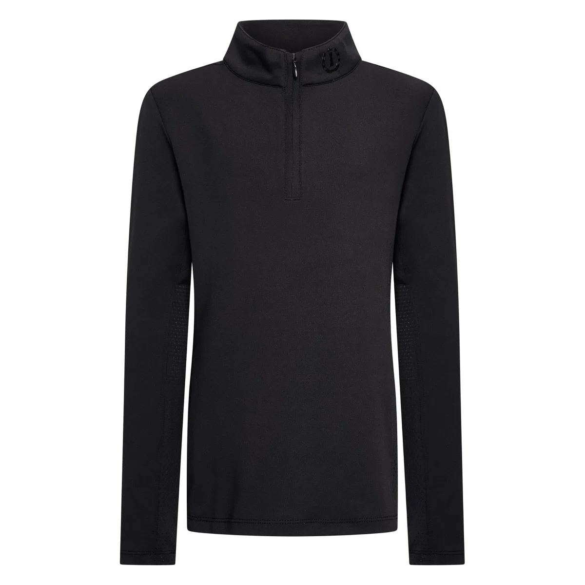 Imperial Riding Kinder Reitshirt IRH Jamy Mesh LS, Langarm Funktionsshirt mit Half-Zip und Stehkragen