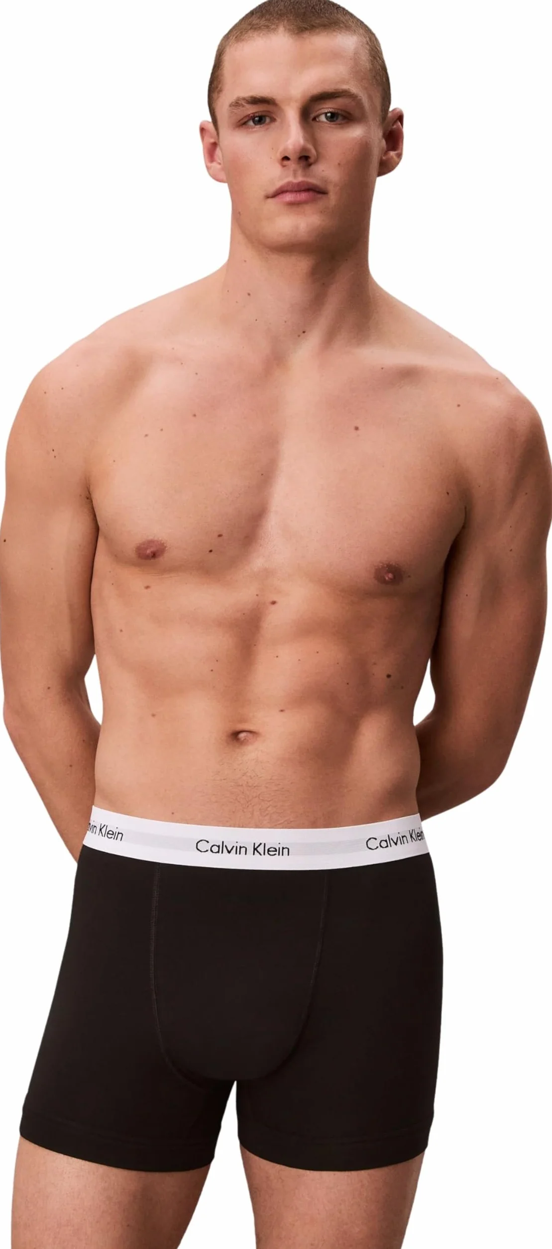 Calvin Klein Herren Boxershorts Trunks 3er Pack mit Logobund