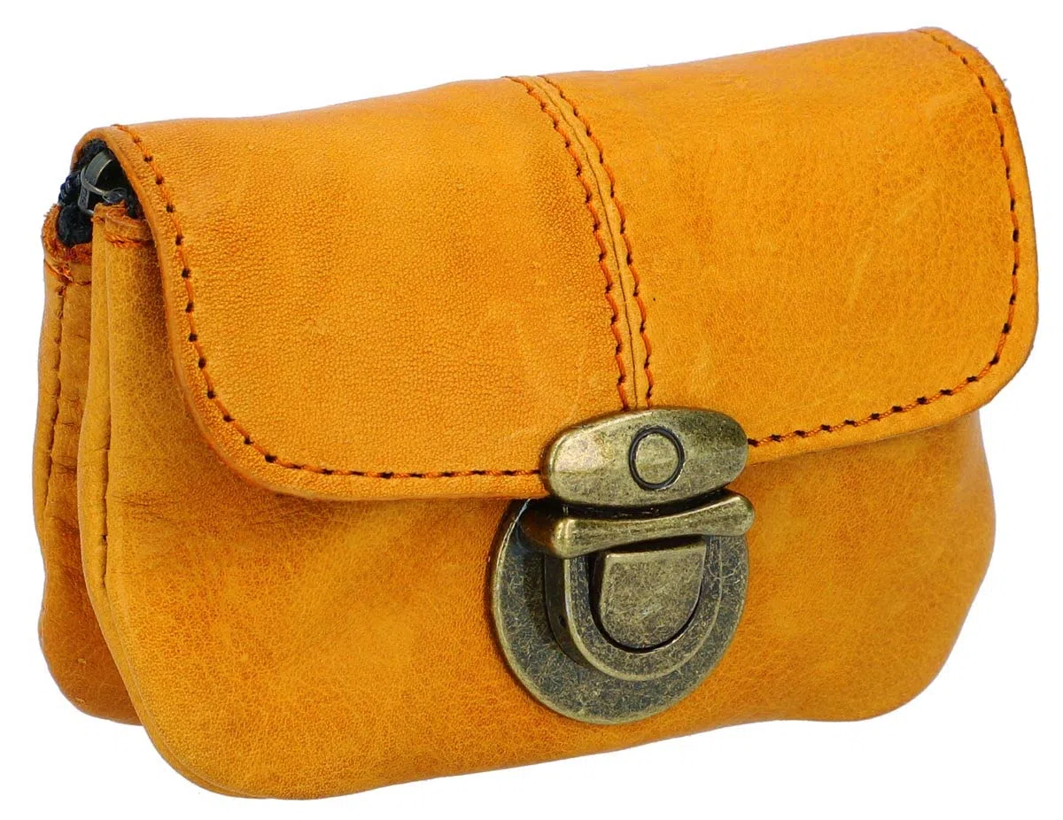 Gusti Gürteltasche Leder - Eskil Bauchtasche Leder Herren Damen für Festivals & Alltag, Hochwertige Hüfttasche Portemonnaie in Braun Vintage
