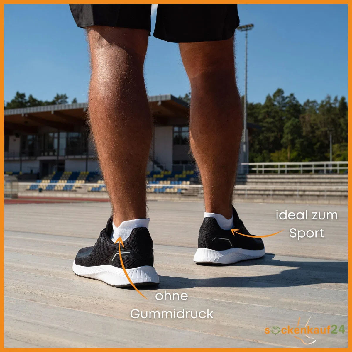 6 Paar Sneaker Socken Damen & Herren mit Fersenlasche Anti-Blasen Schutz Rutschfest Atmungsaktiv