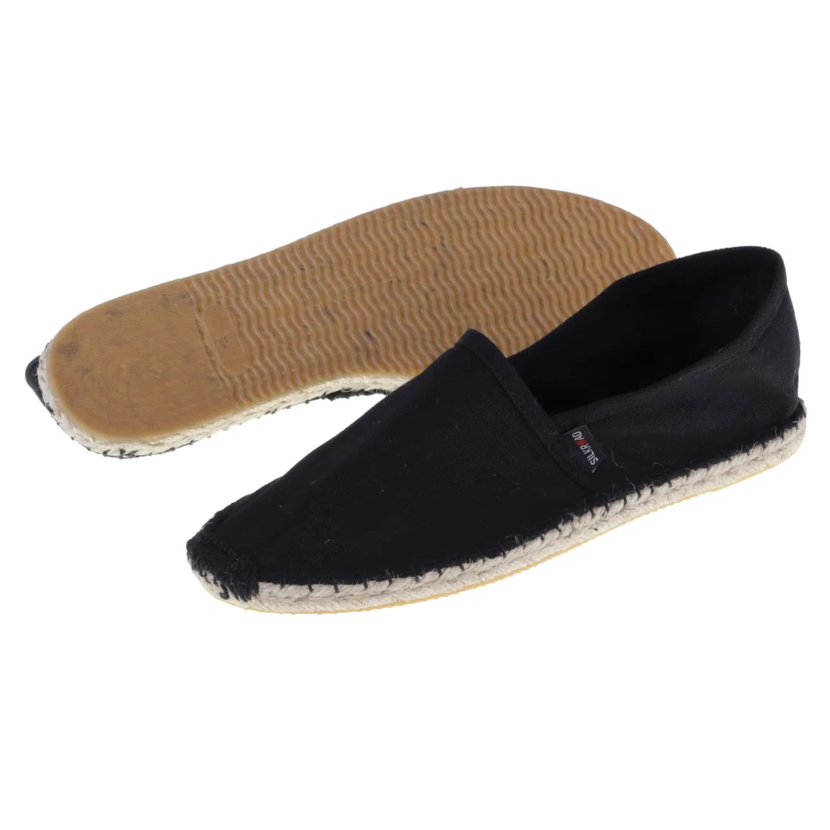 Japanwelt Espadrilles für Damen & Herren I Sommerlatschen Latschen Sommer Slipper Sommerschuhe Freizeitschuhe Flache-Schuhe Leinenschuhe Canvas Sneaker Damen-Slip-On Unisex, atmungsaktiv & bequem