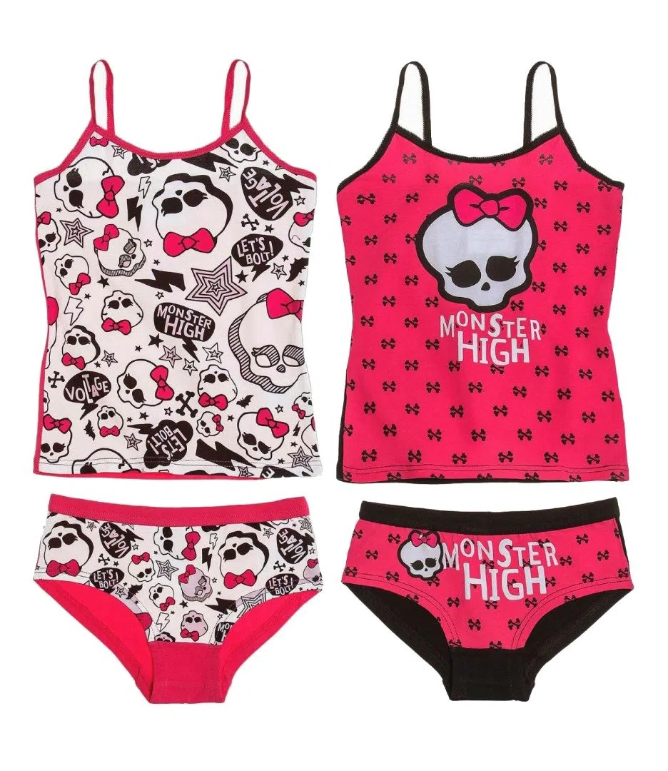 Monster High 2 er Pack Unterwäsche-Set - pink - 140