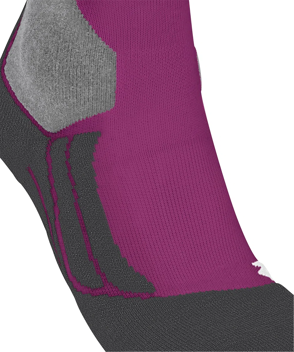 FALKE Damen SK2 Wool Skisocken atmungsaktive schnelltrocknende klimaregulierende geruchshemmende Wolle Funktionsmaterial mittelstarke Polsterung antiblasen warm Skistrümpfe lang zum Skifahren 1 Paar