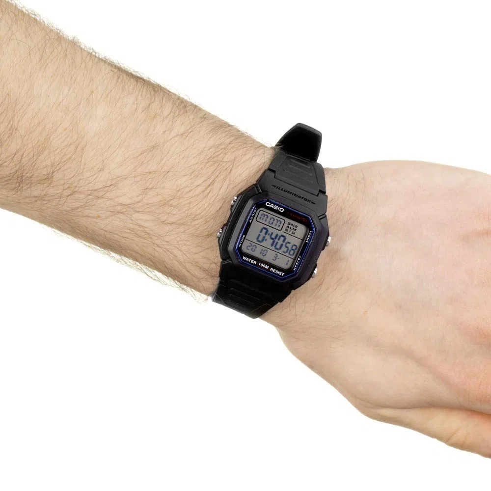 Casio Unisex-Armbanduhr Vintage Digital Quarz Resin W-800H-1A