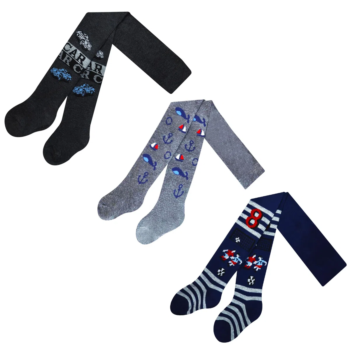 MRCC 6er Pack Jungen Kinder Strickstrumpfhose Baby Strumpfhose feingestrickt baumwolle 12999